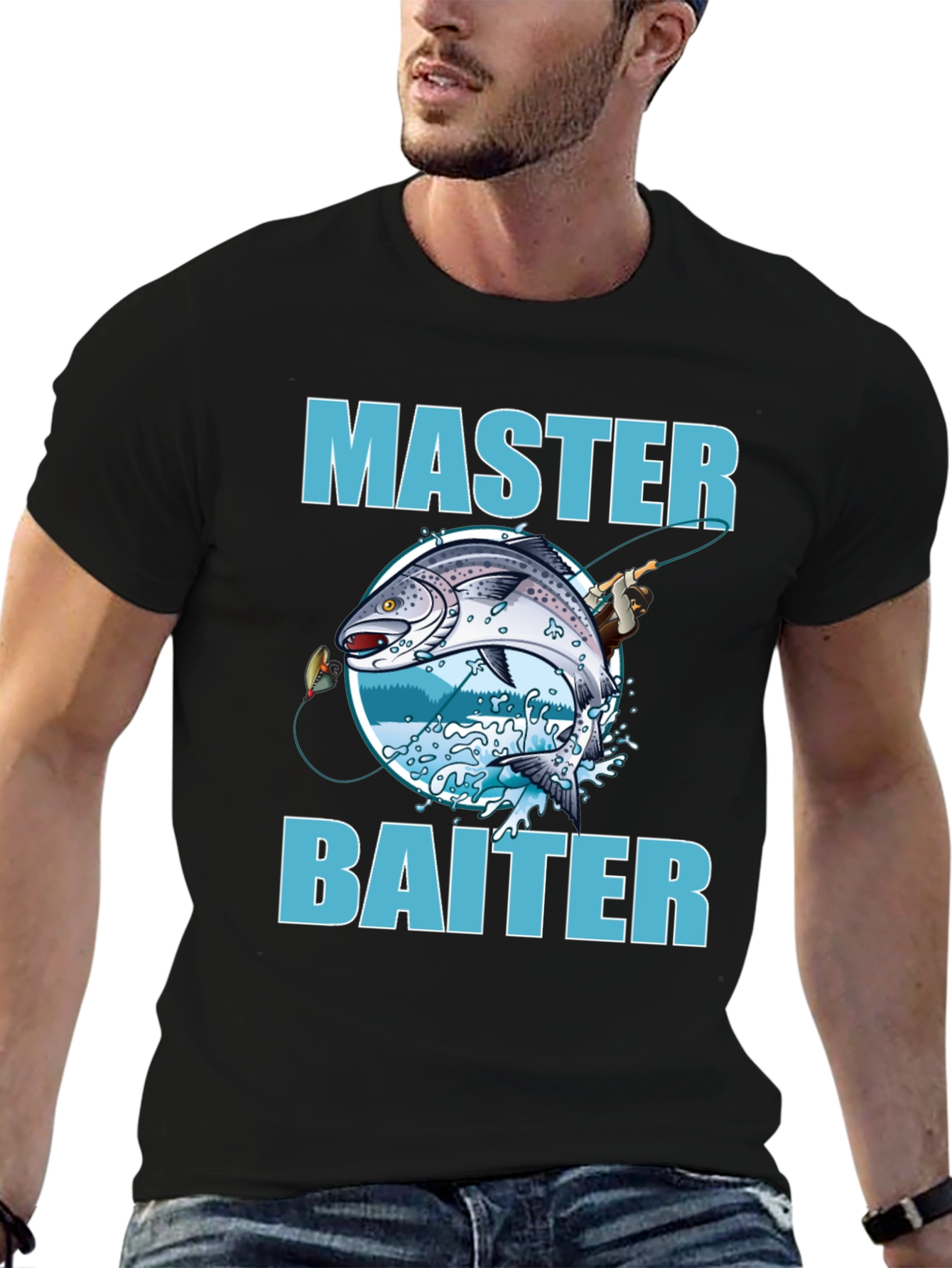 Master Baiter Fishing T-Shirt - Funny Fishing Tee