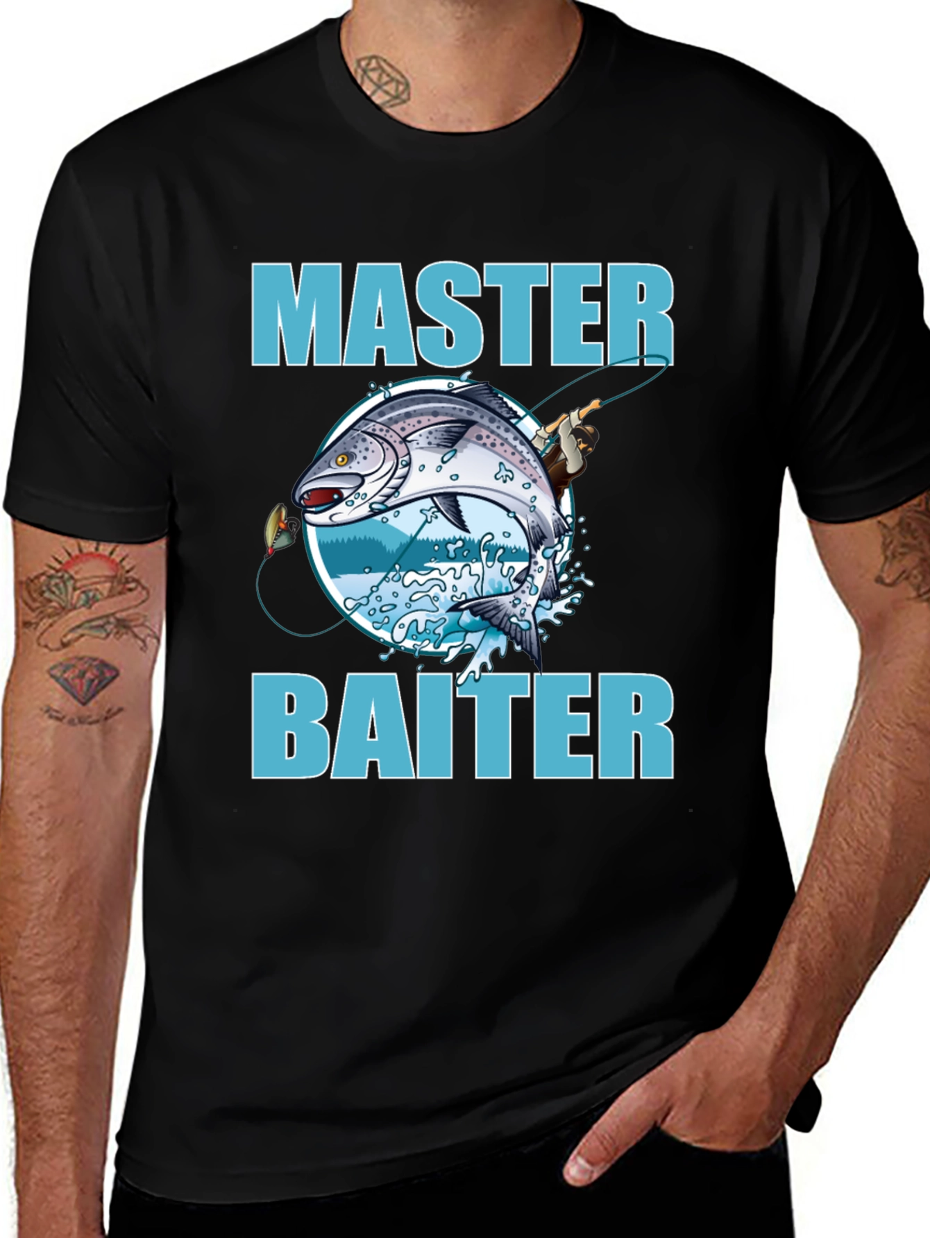 Master Baiter Fishing T-Shirt - Funny Fishing Tee