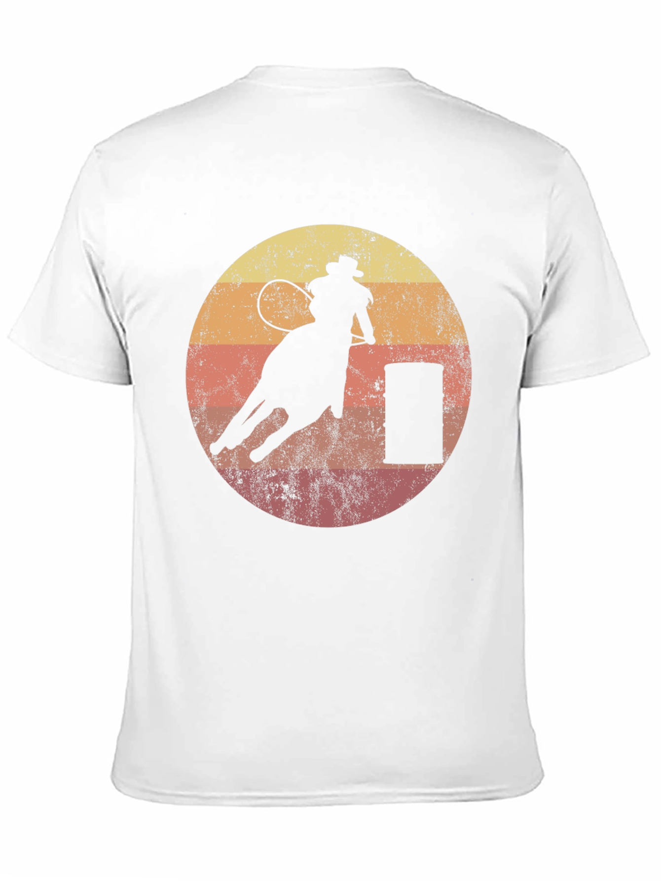 Retro Rodeo Rider T-Shirt - Black