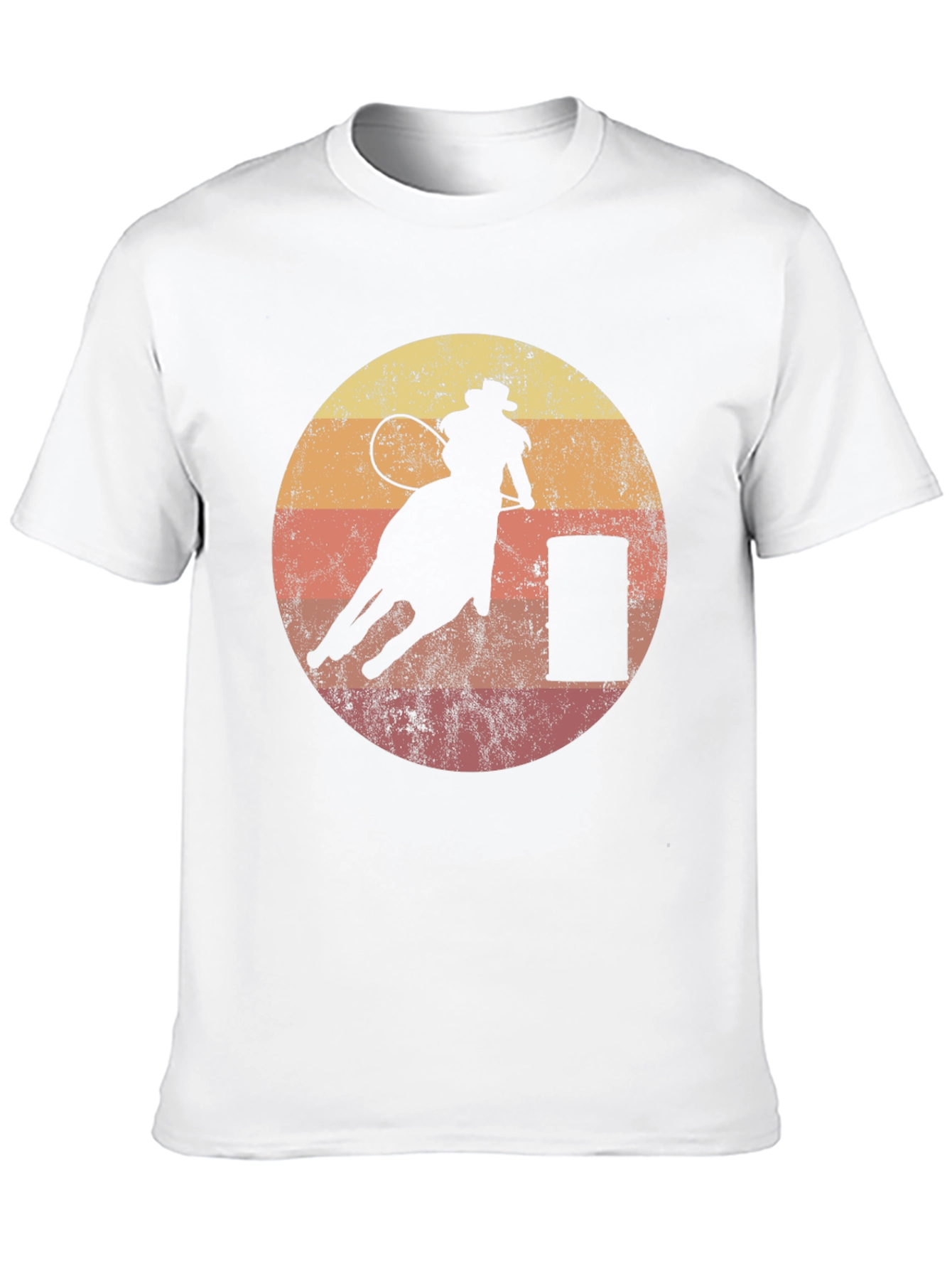 Retro Rodeo Rider T-Shirt - Black