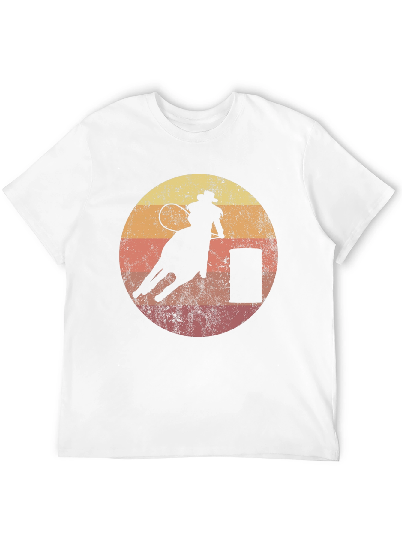 Retro Rodeo Rider T-Shirt - Black