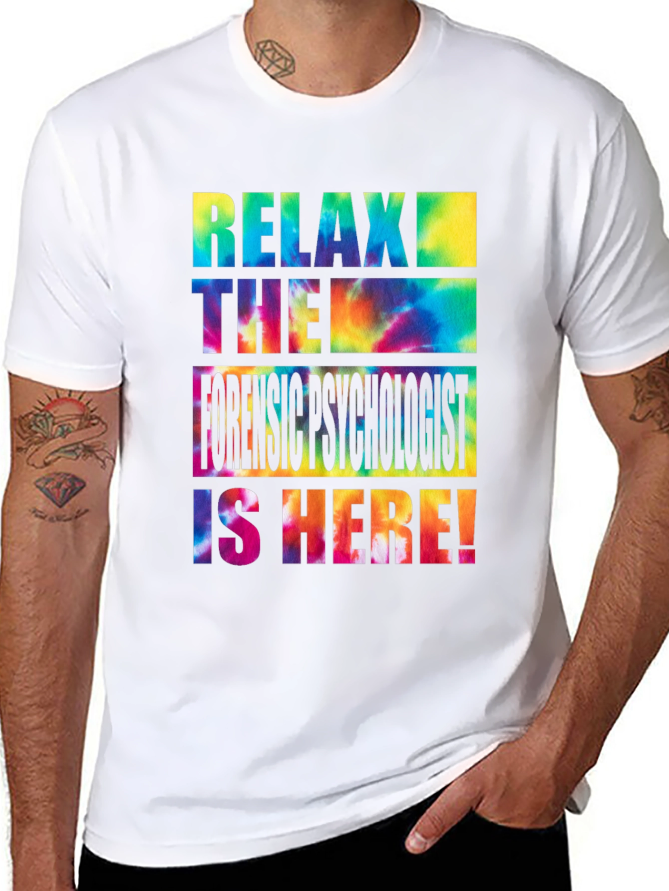 Relax Forensic Psychologist Tie Dye T-Shirt