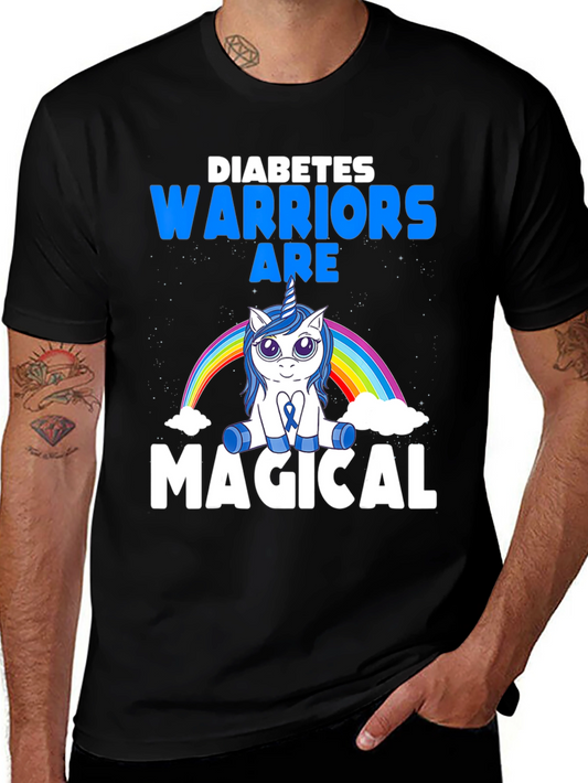 Diabetes Warrior Magical Unicorn T-Shirt