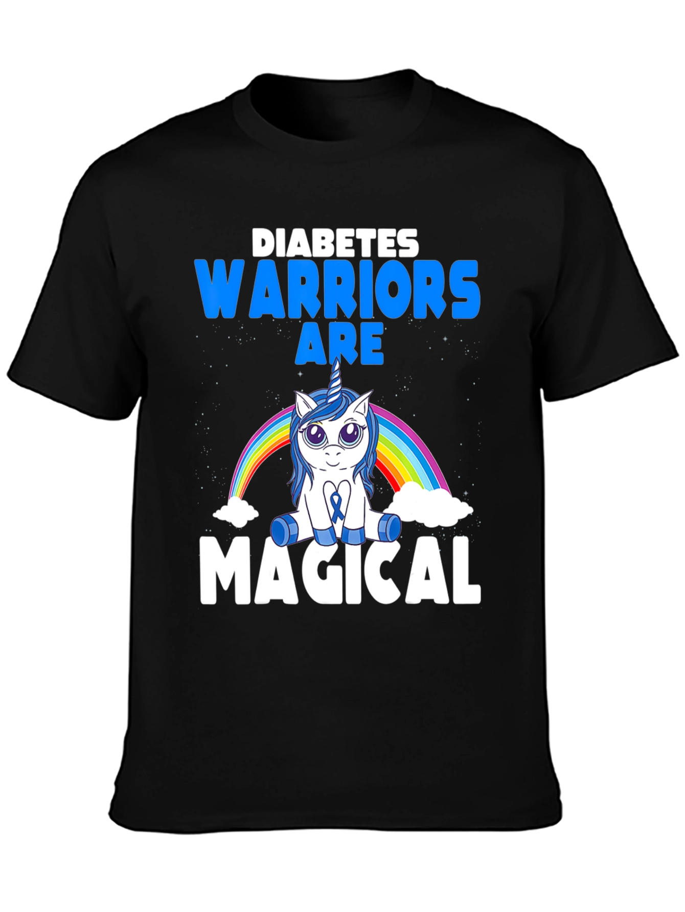 Diabetes Warrior Magical Unicorn T-Shirt