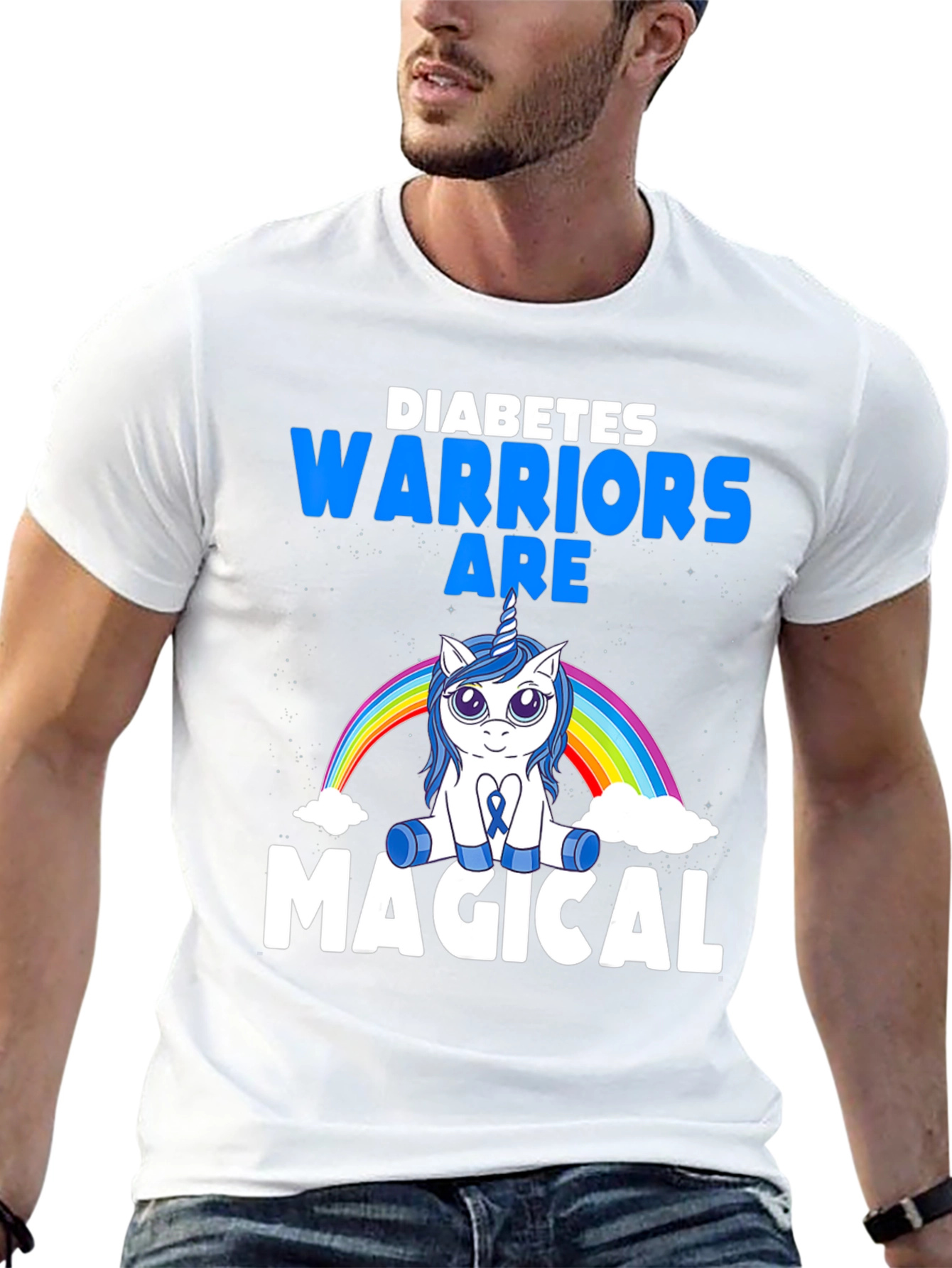Diabetes Warrior Magical Unicorn T-Shirt