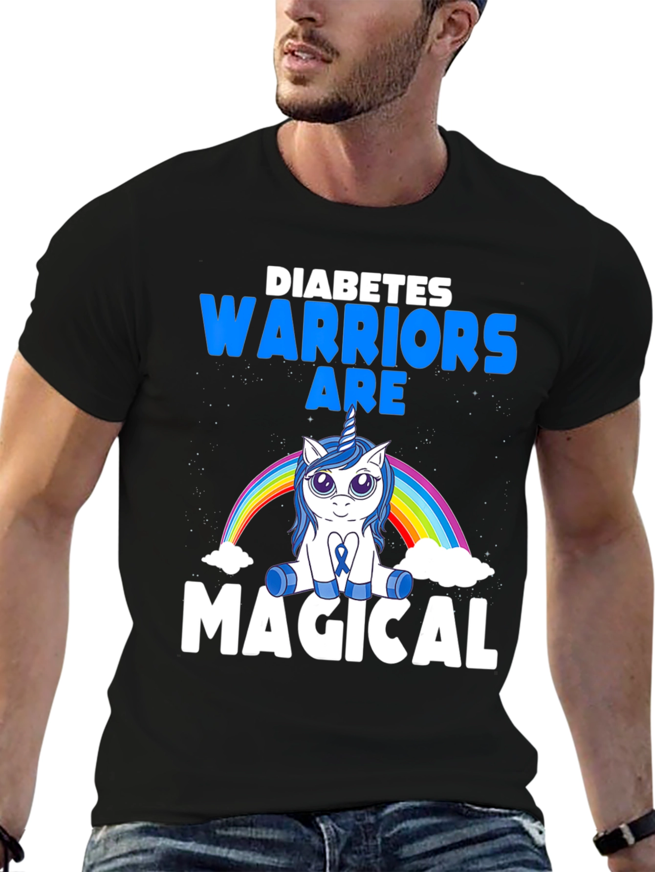 Diabetes Warrior Magical Unicorn T-Shirt