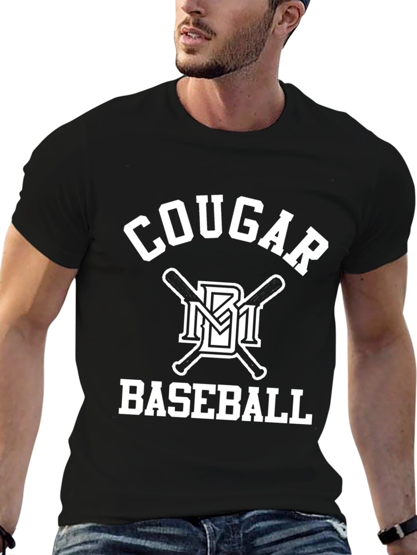 Cougar Baseball Graphic T-Shirt