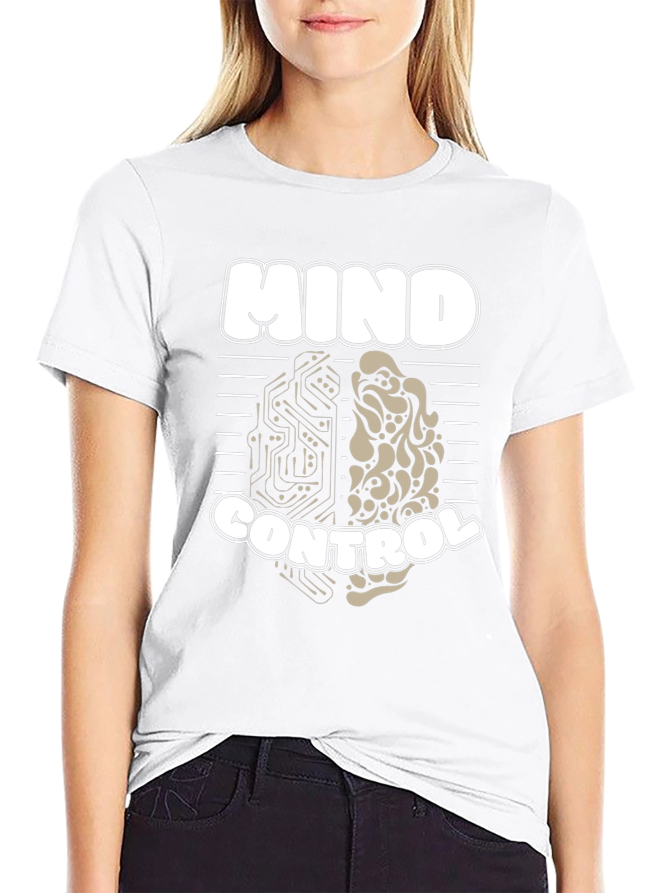 Mind Control T-Shirt - Brain Design Graphic Tee