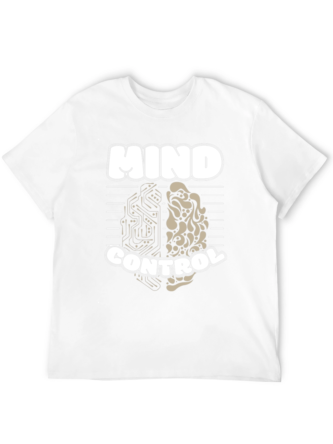 Mind Control T-Shirt - Brain Design Graphic Tee