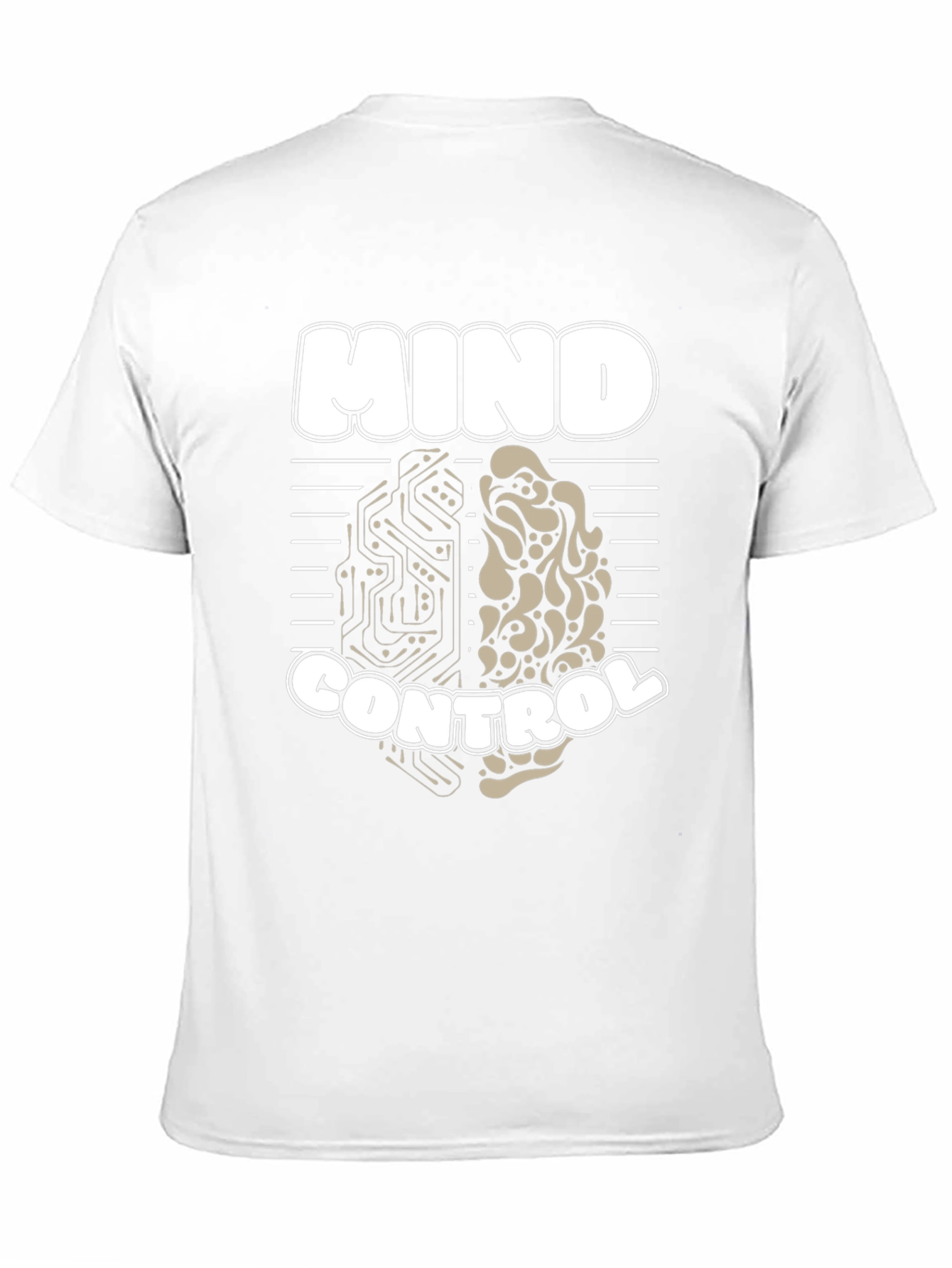 Mind Control T-Shirt - Brain Design Graphic Tee