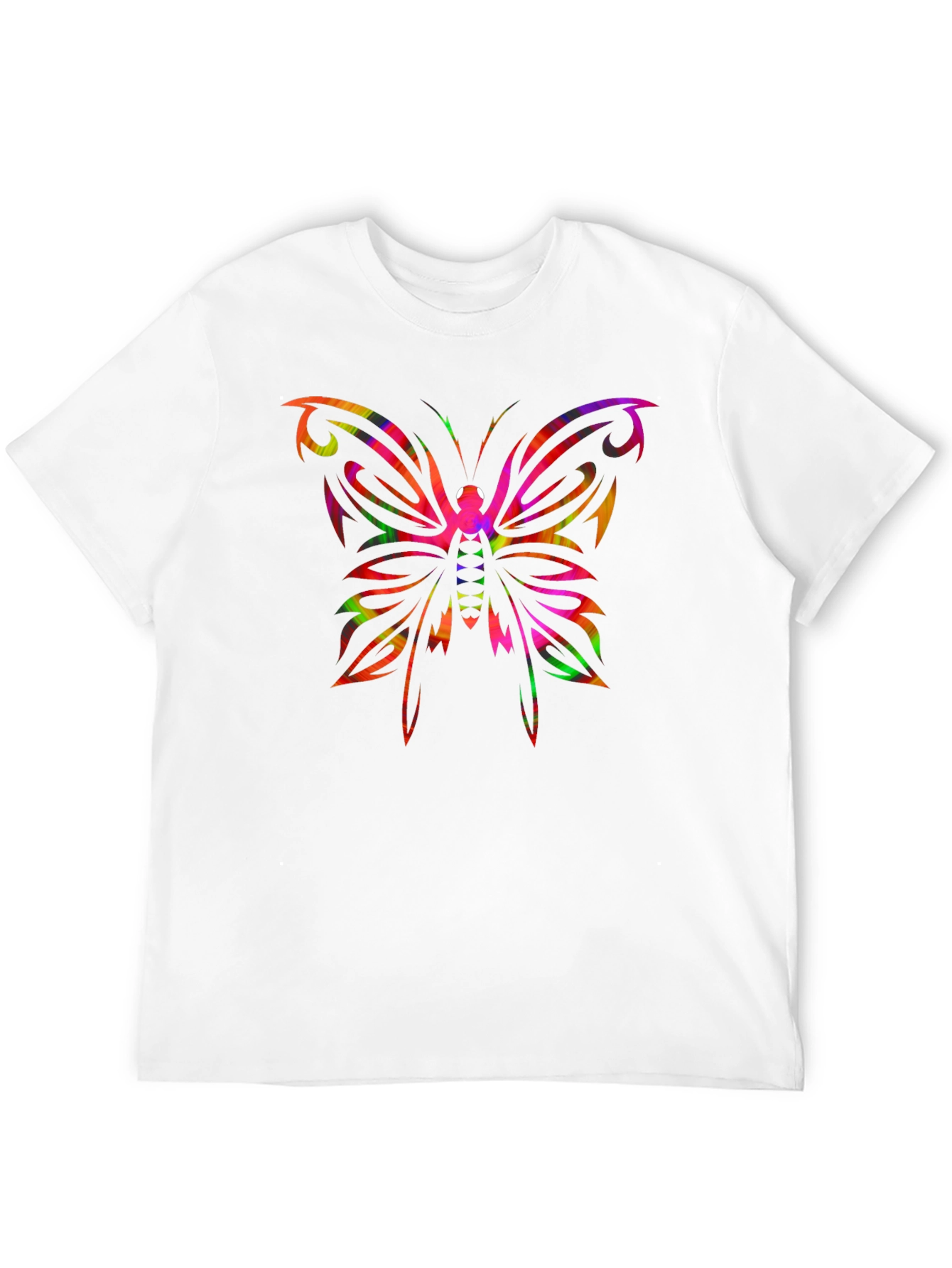 Tribal Butterfly Graphic T-Shirt