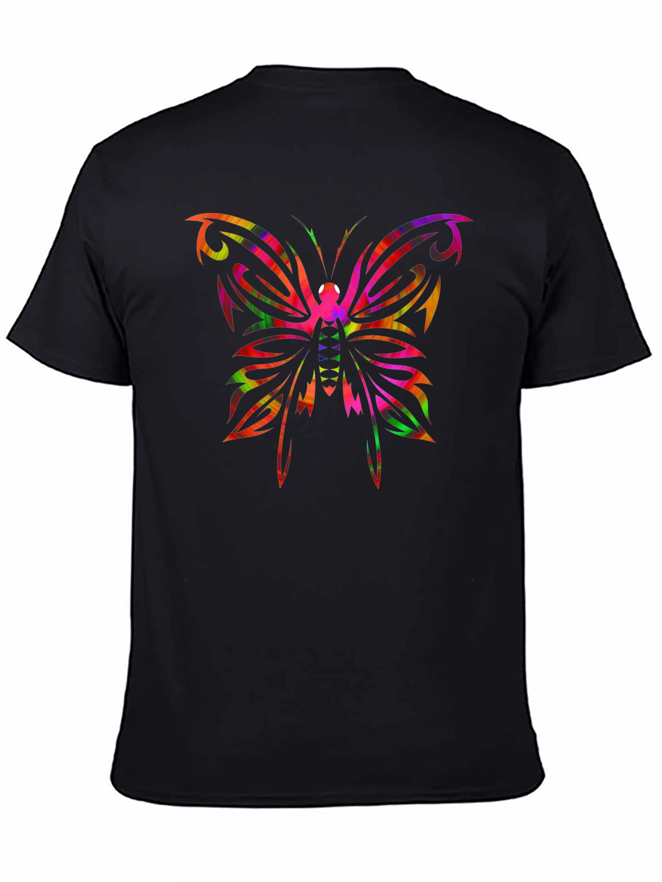 Tribal Butterfly Graphic T-Shirt