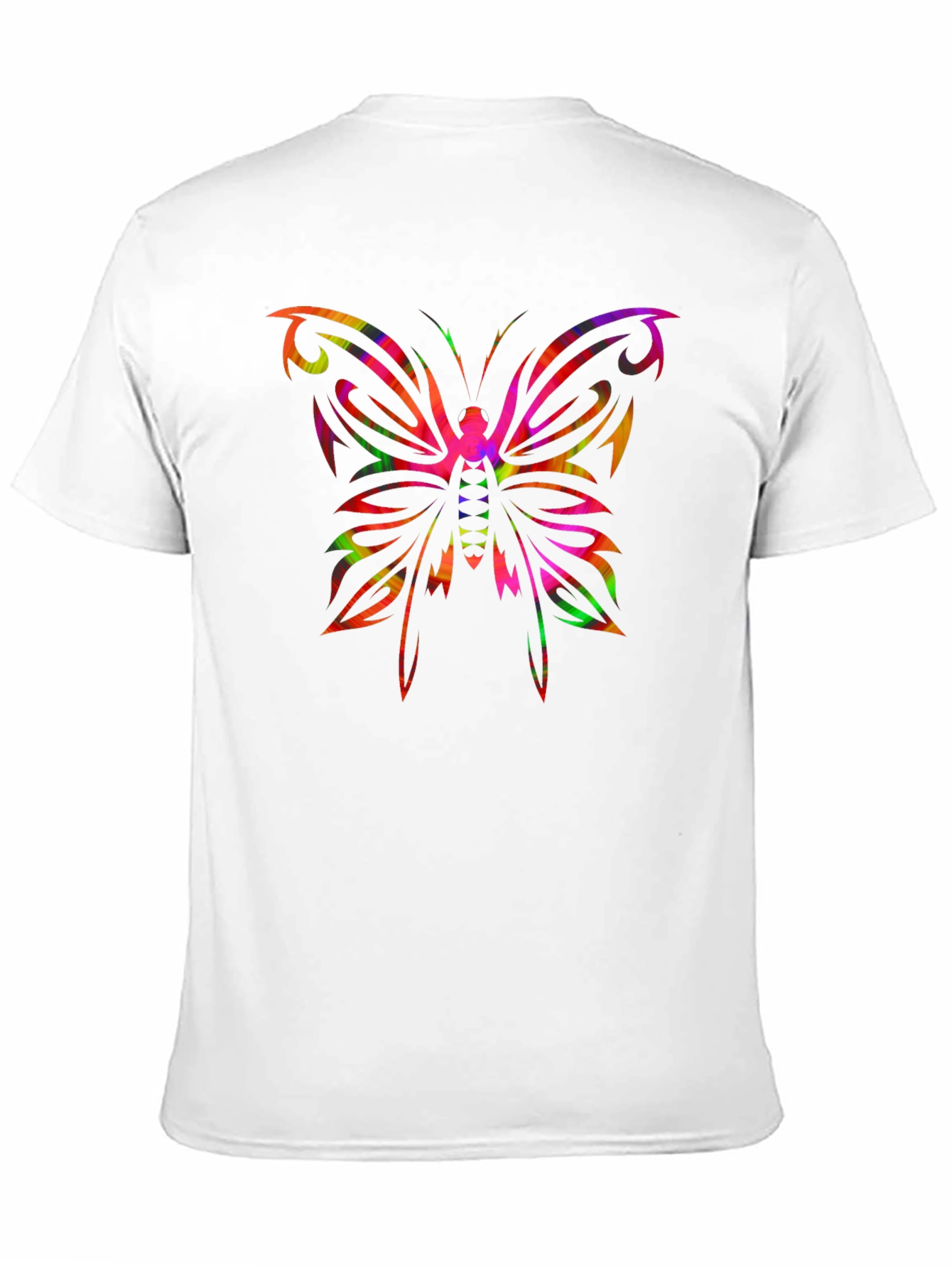 Tribal Butterfly Graphic T-Shirt