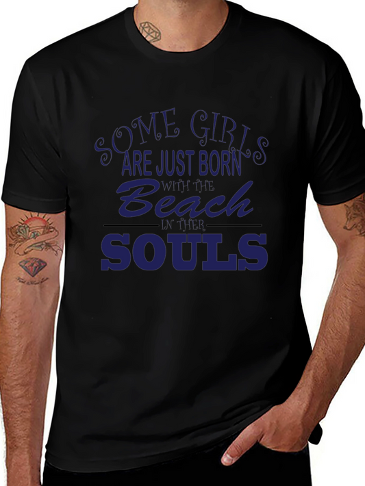 Beach Souls Graphic Tee - Black Unisex T-Shirt