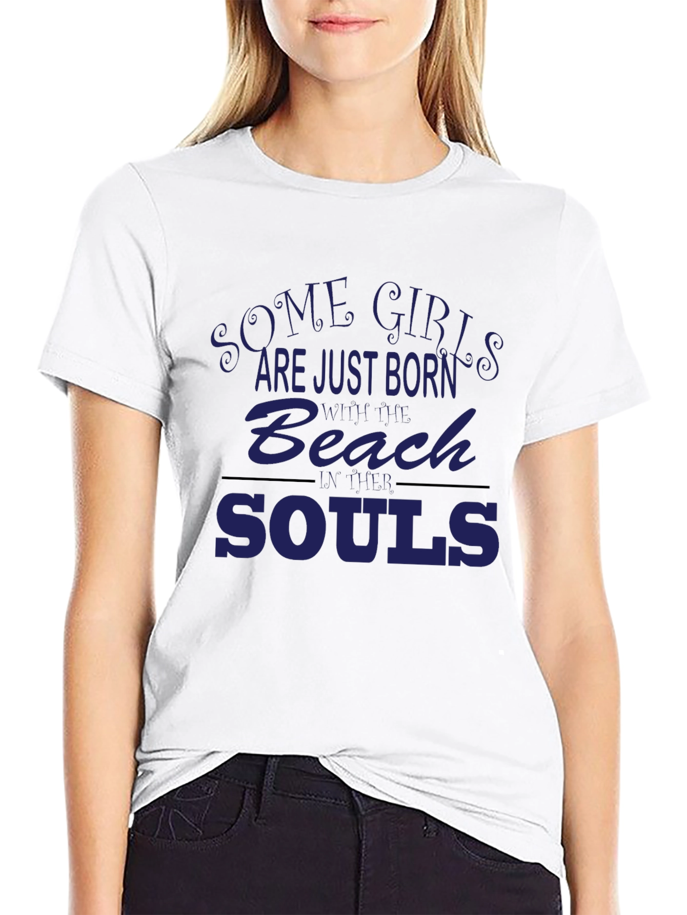 Beach Souls Graphic Tee - Black Unisex T-Shirt