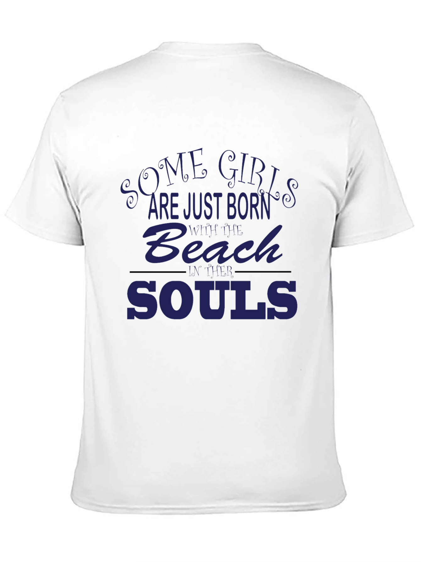 Beach Souls Graphic Tee - Black Unisex T-Shirt