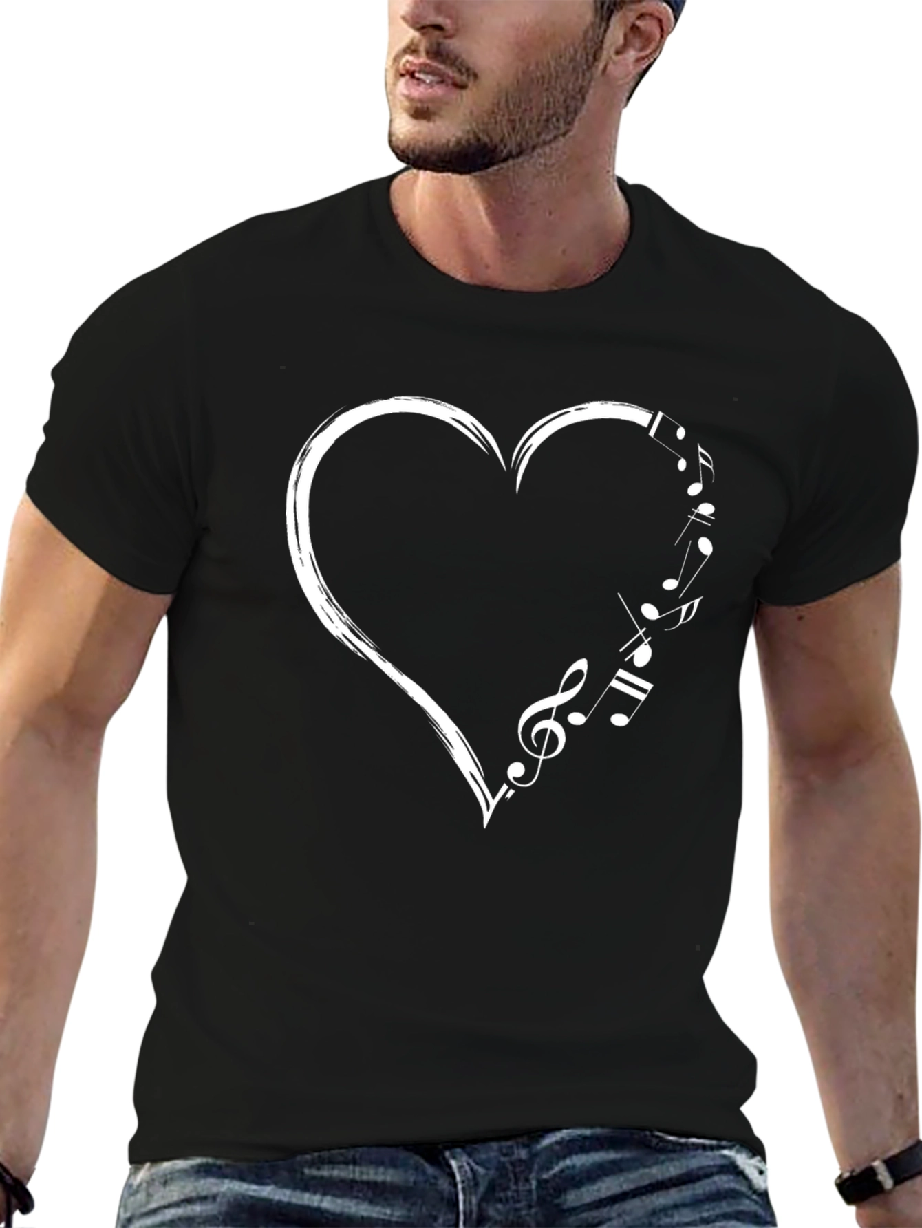 Music Heart Graphic Tee