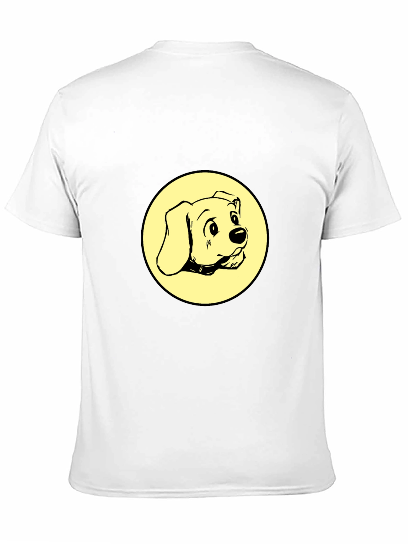 Dog Graphic Tee - Black Cotton Comfort