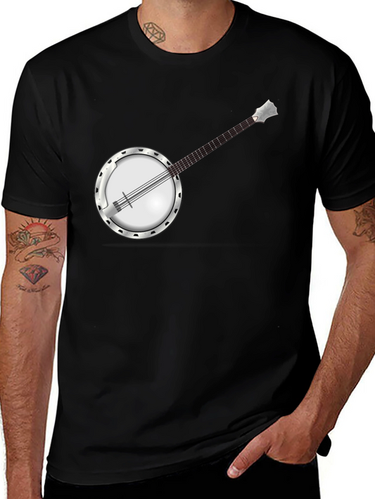 Banjo Graphic Tee - Musical Instrument T-Shirt