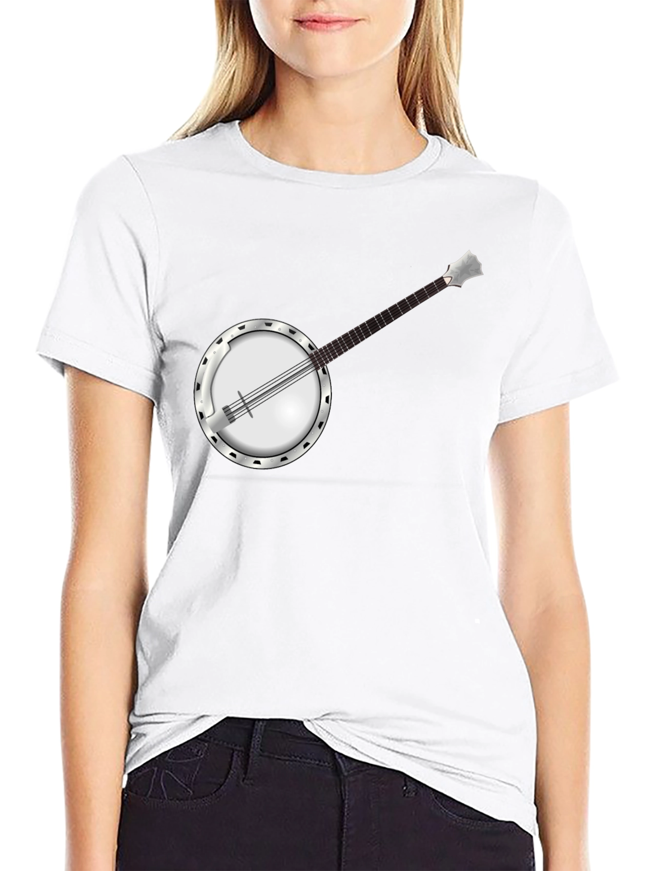 Banjo Graphic Tee - Musical Instrument T-Shirt