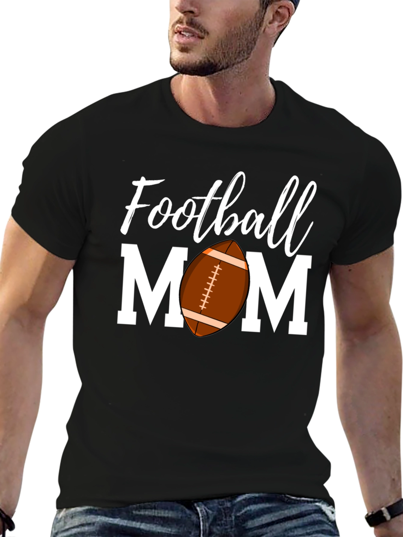Football Mom T-Shirt - Sports Fan Apparel