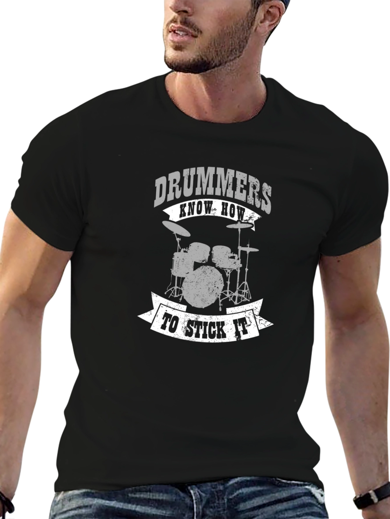 Drummers Know How to Stick It Graphic T-Shirt