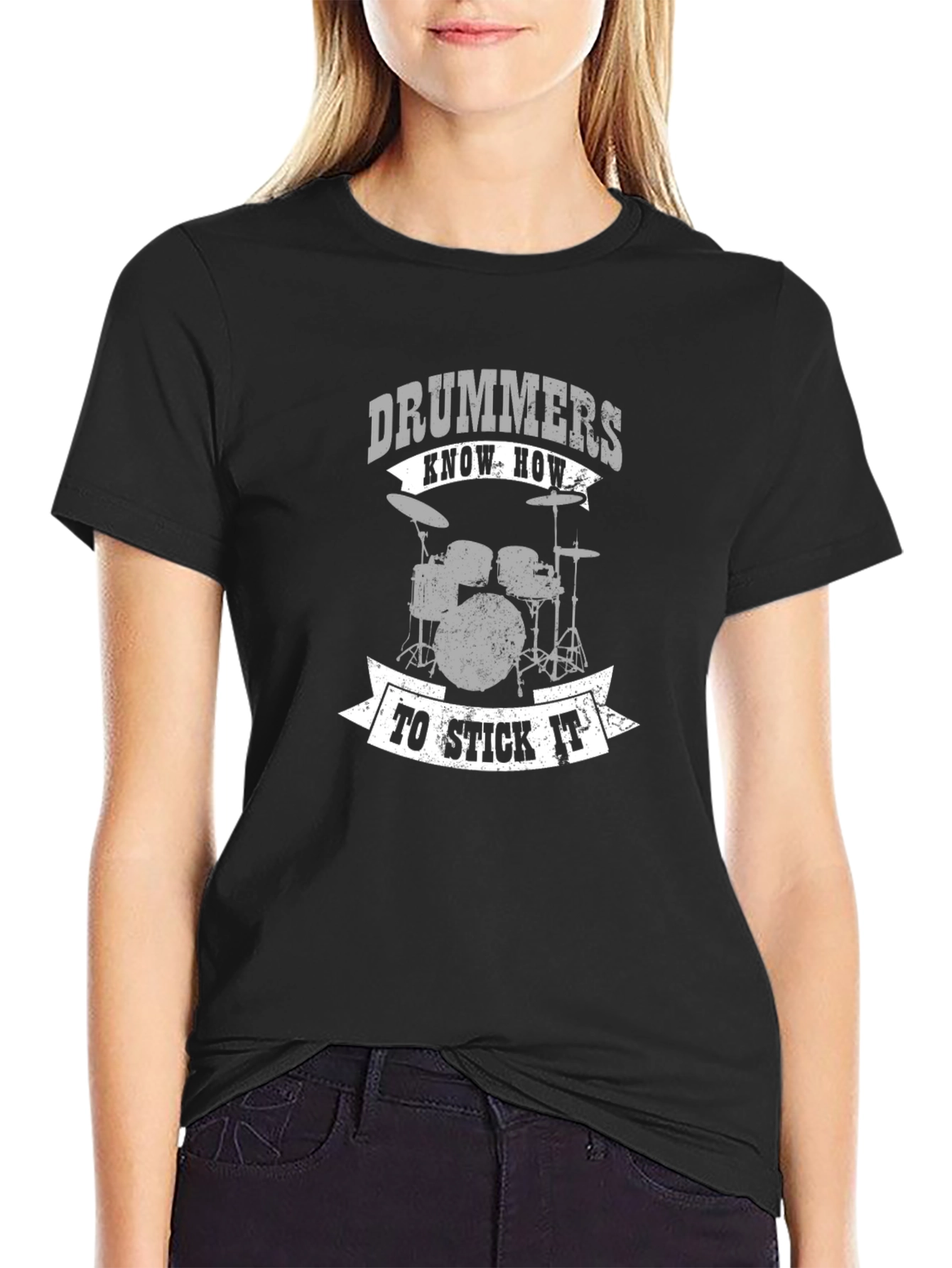 Drummers Know How to Stick It Graphic T-Shirt