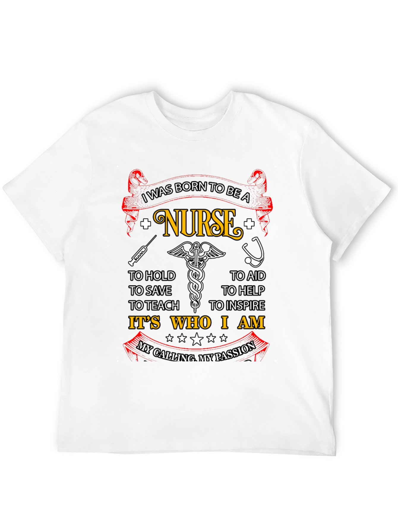 Born to be a Nurse Graphic T-Shirt