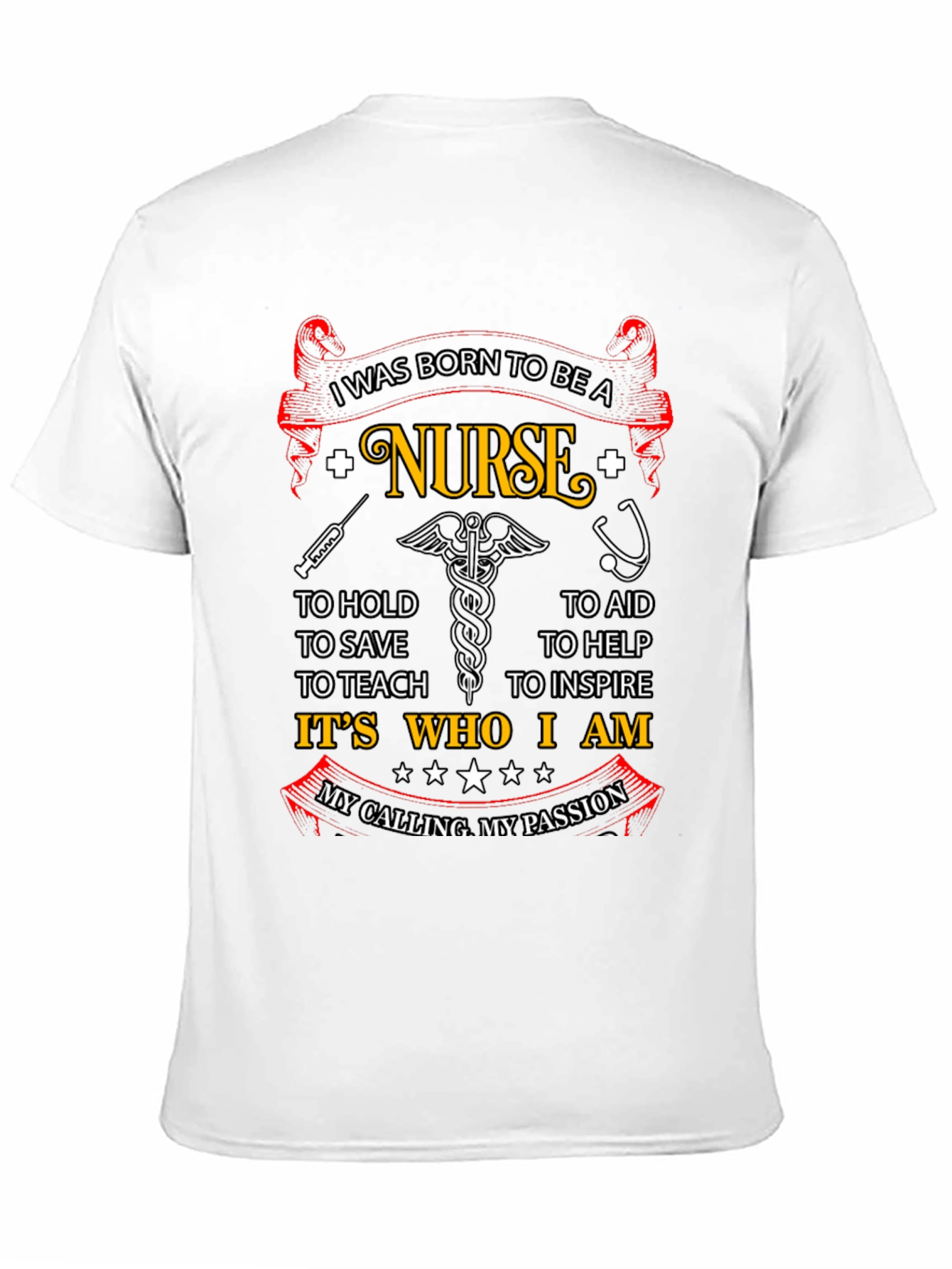 Born to be a Nurse Graphic T-Shirt