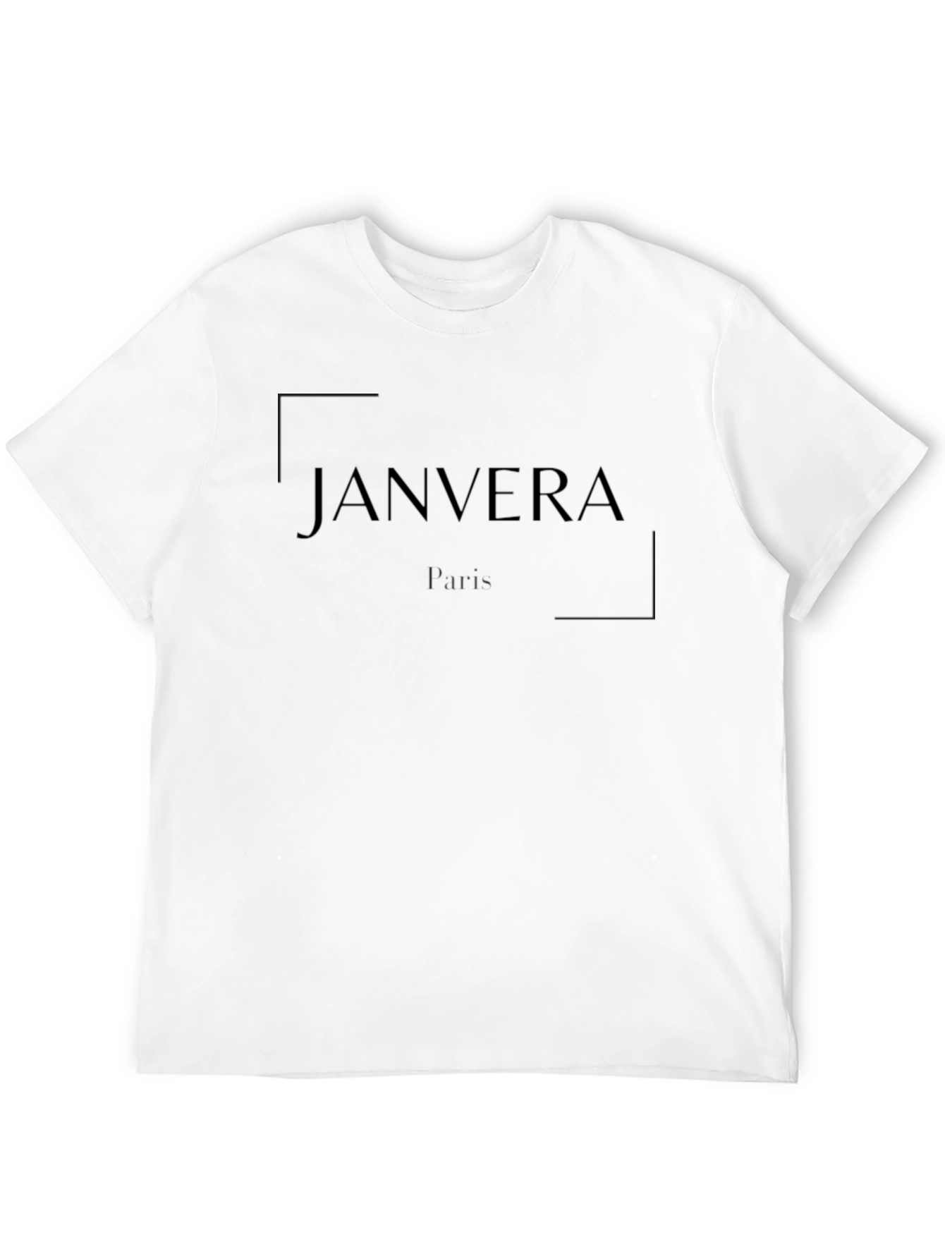 JANVERA Paris Black T-Shirt - Mens Fashion