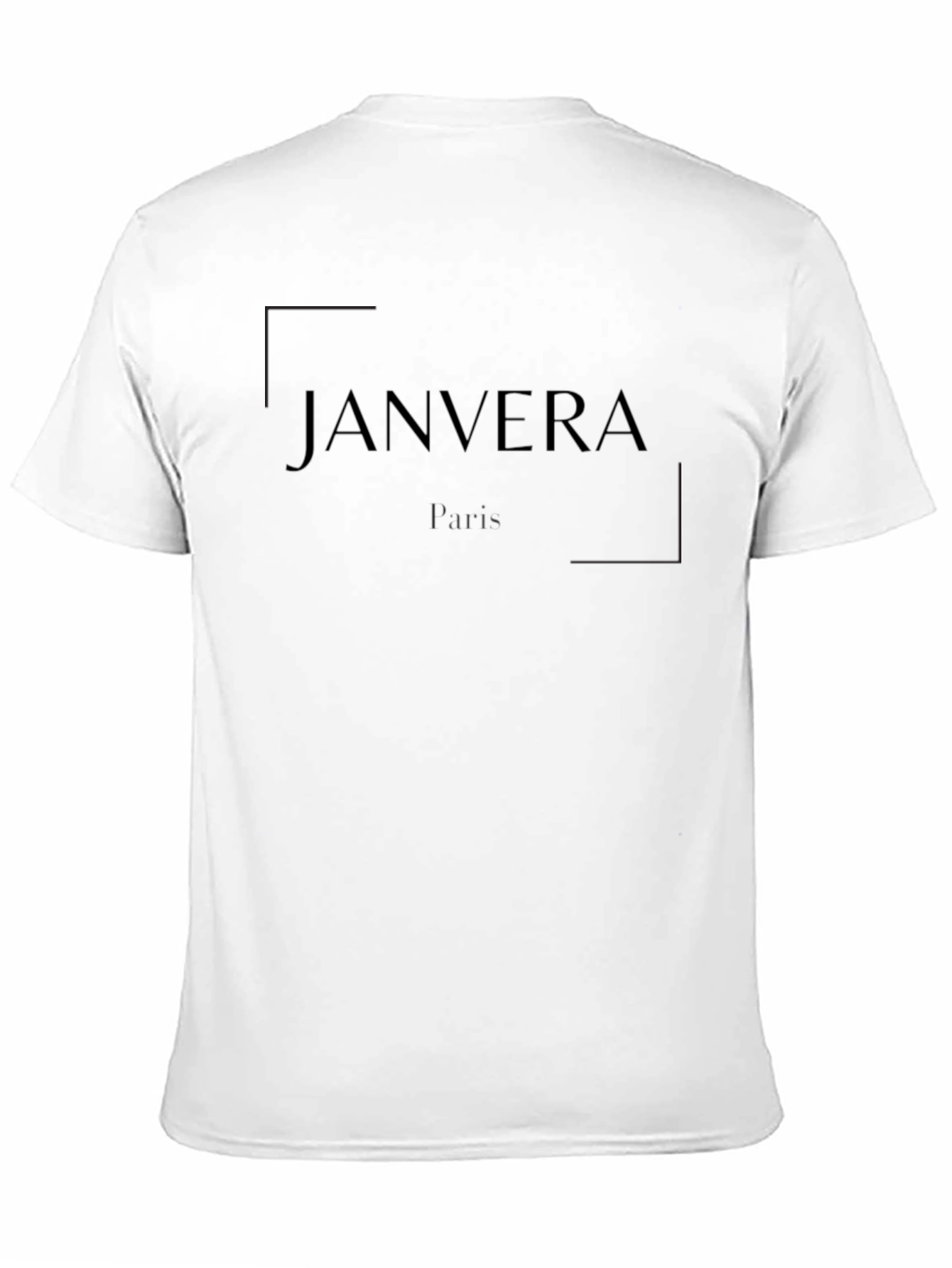 JANVERA Paris Black T-Shirt - Mens Fashion
