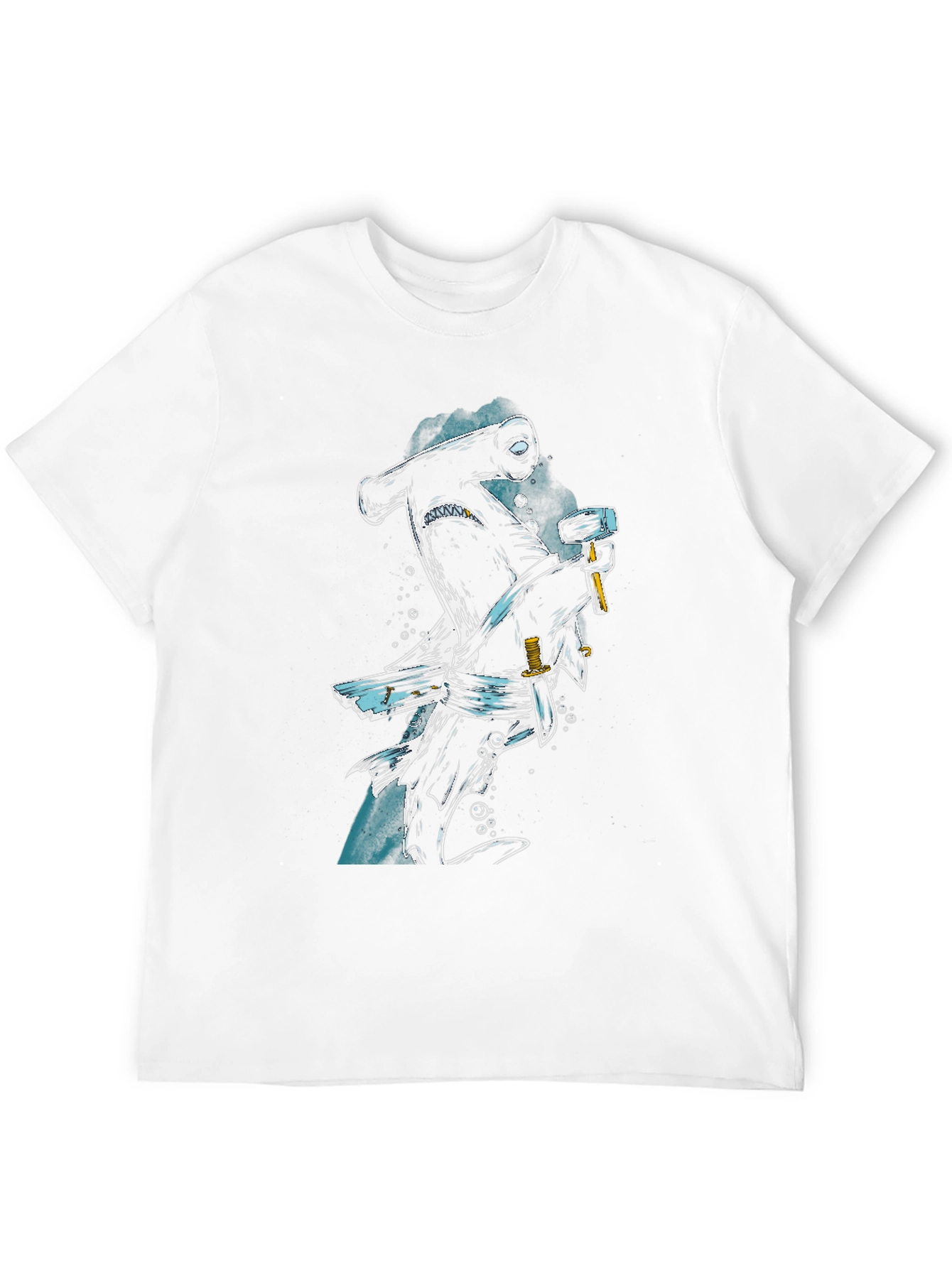 Hammerhead Pirate Graphic T-Shirt