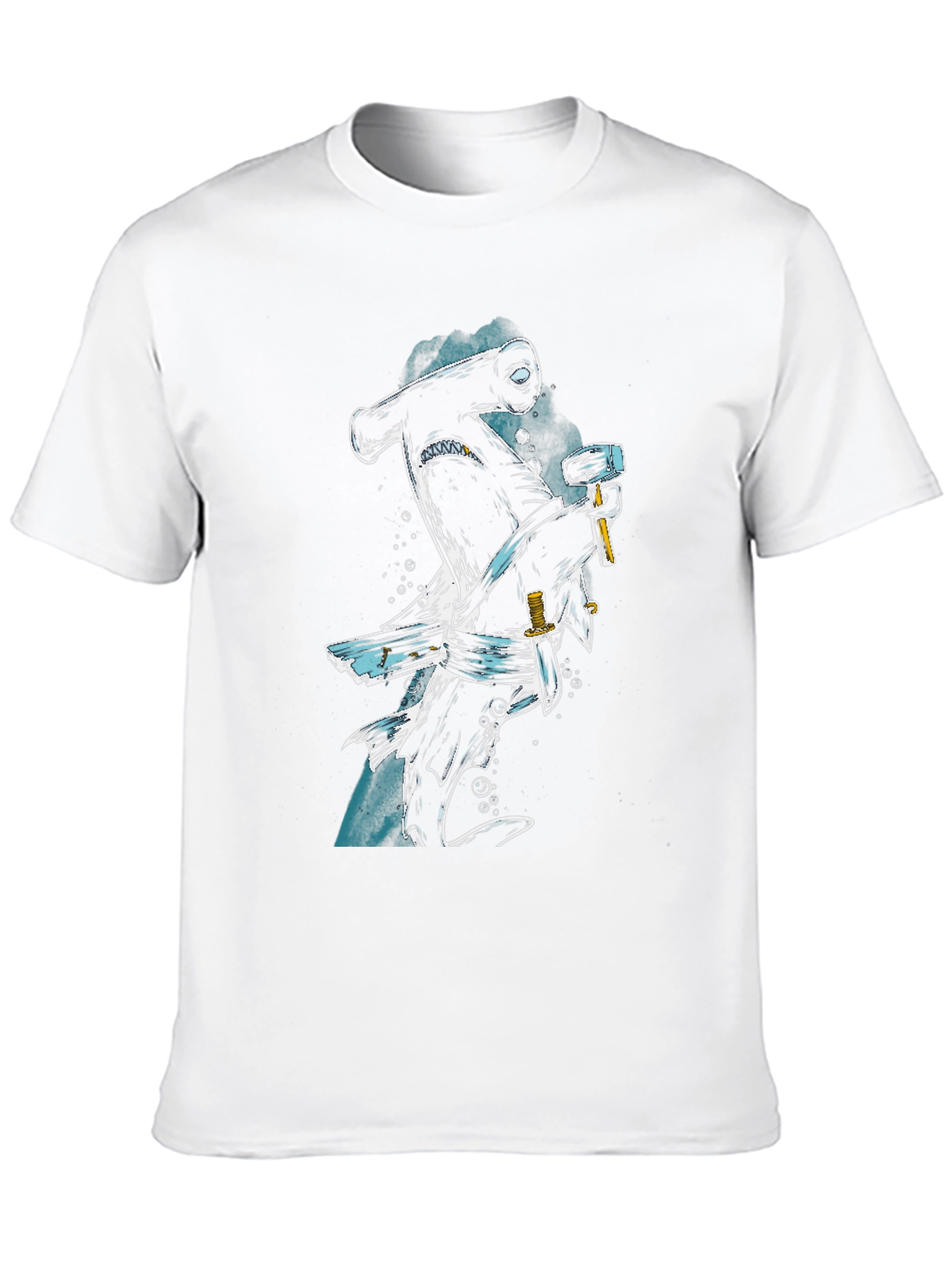 Hammerhead Pirate Graphic T-Shirt