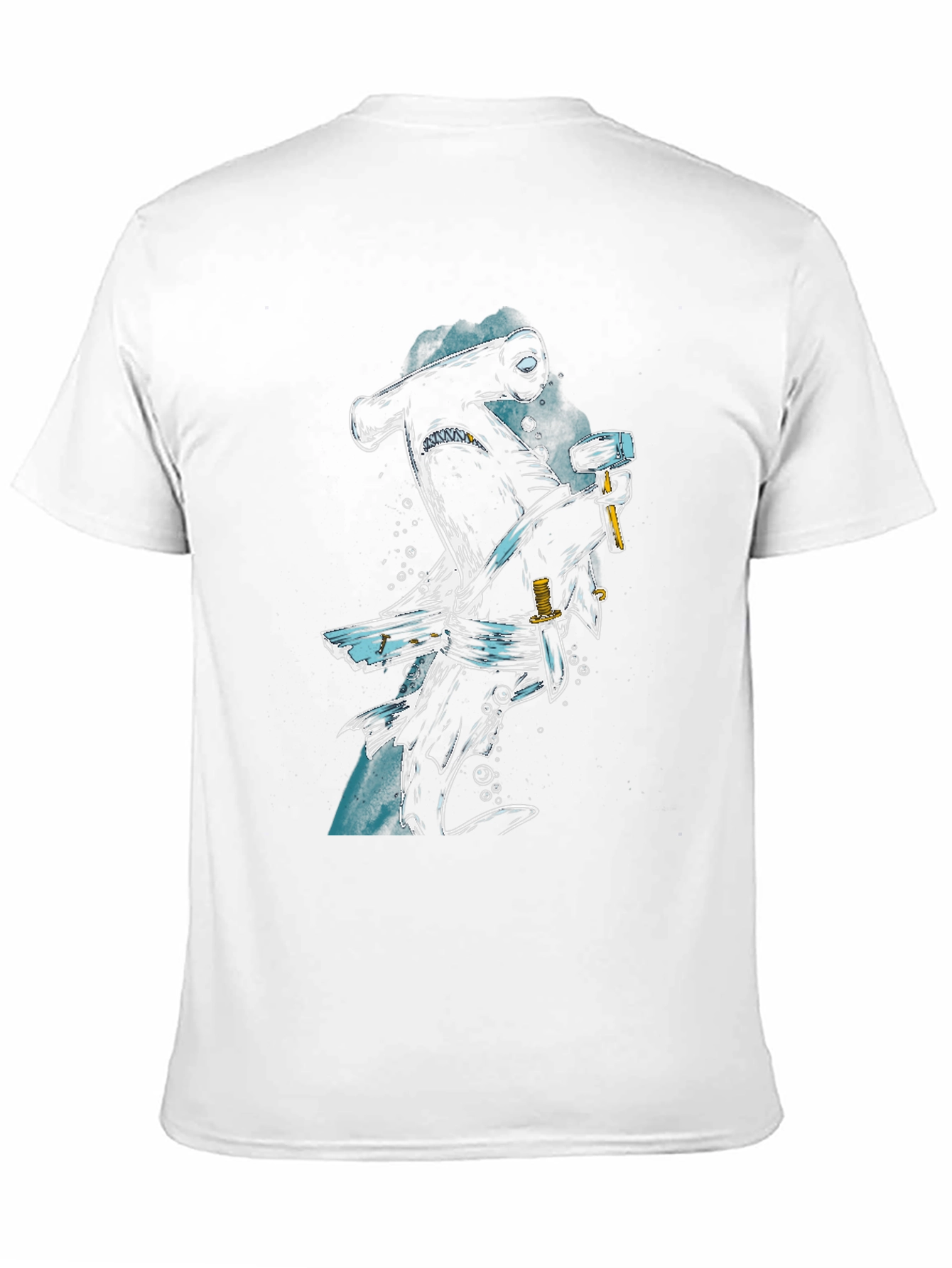 Hammerhead Pirate Graphic T-Shirt