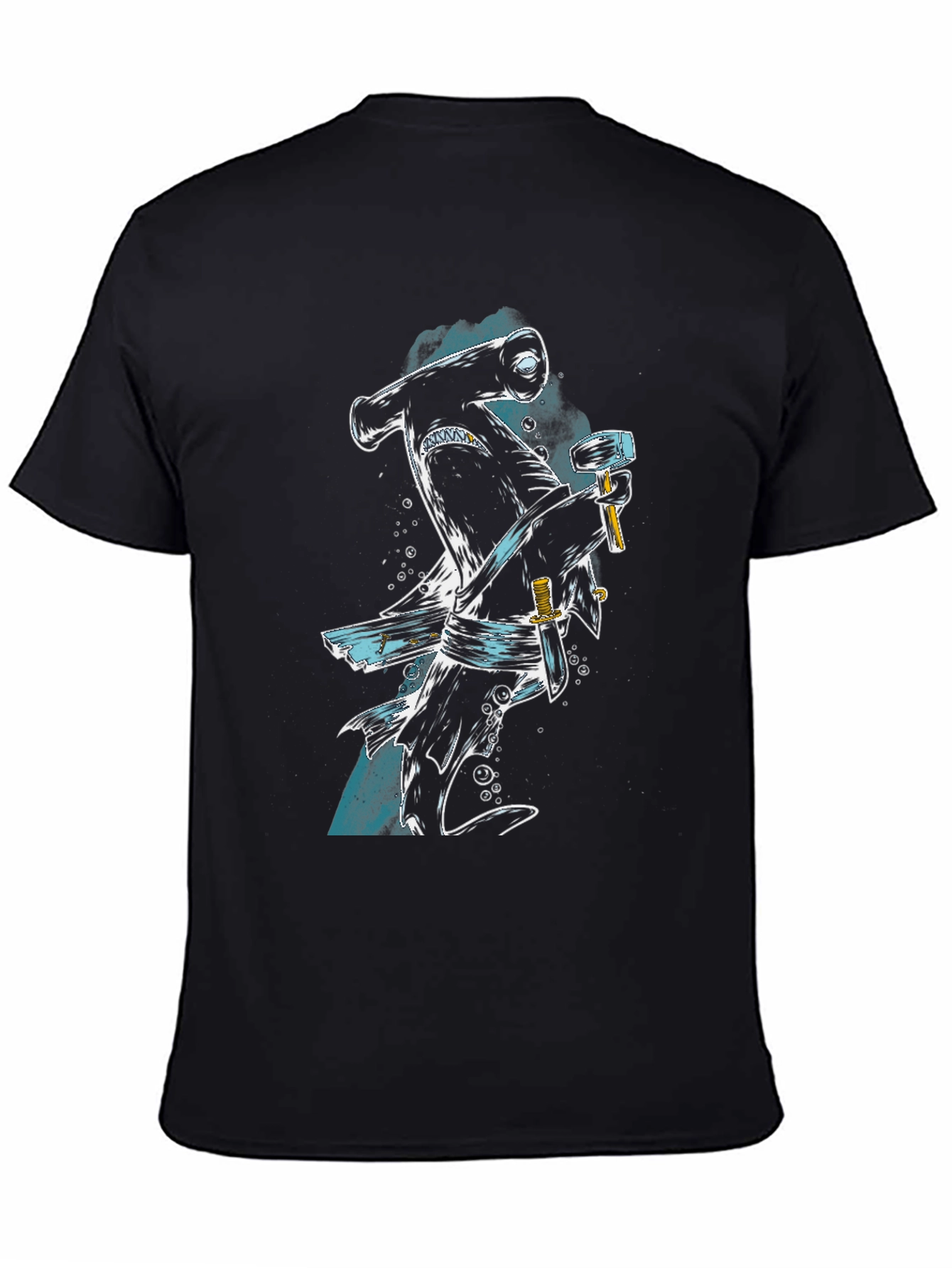 Hammerhead Pirate Graphic T-Shirt