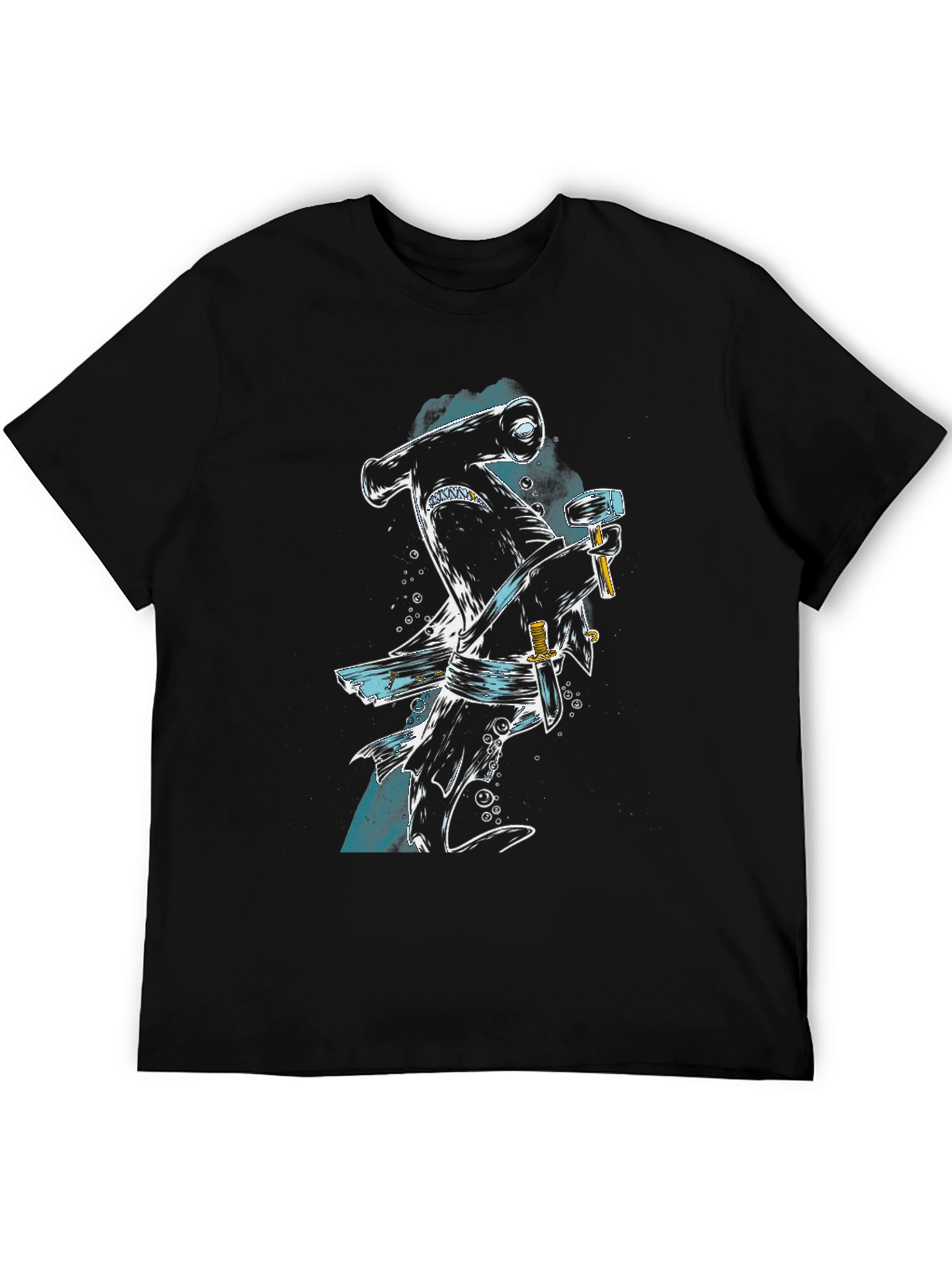 Hammerhead Pirate Graphic T-Shirt