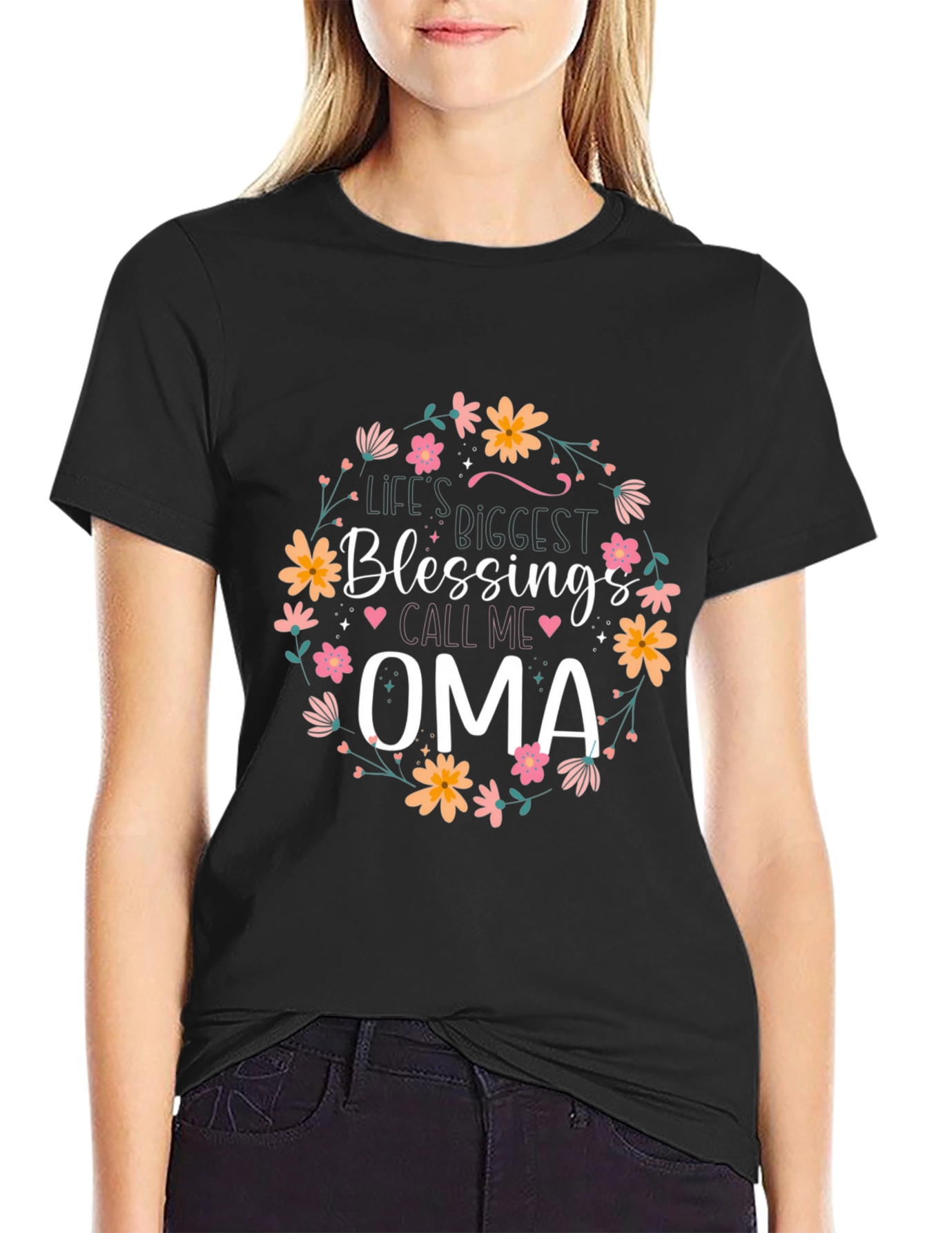 Lifes Biggest Blessings Call Me OMA T-Shirt