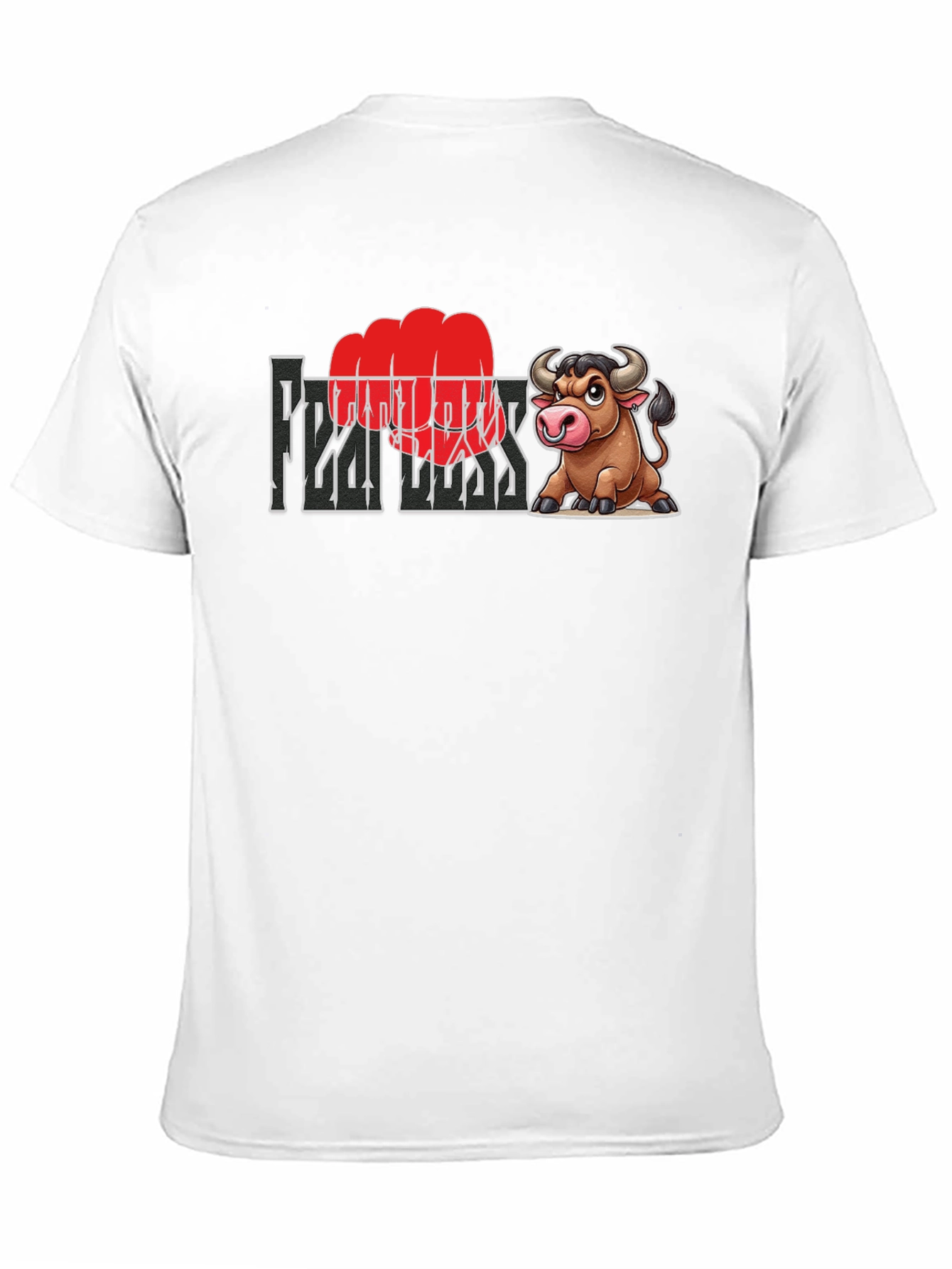 Fearless Bull Graphic Tee - Bold & Unique Design