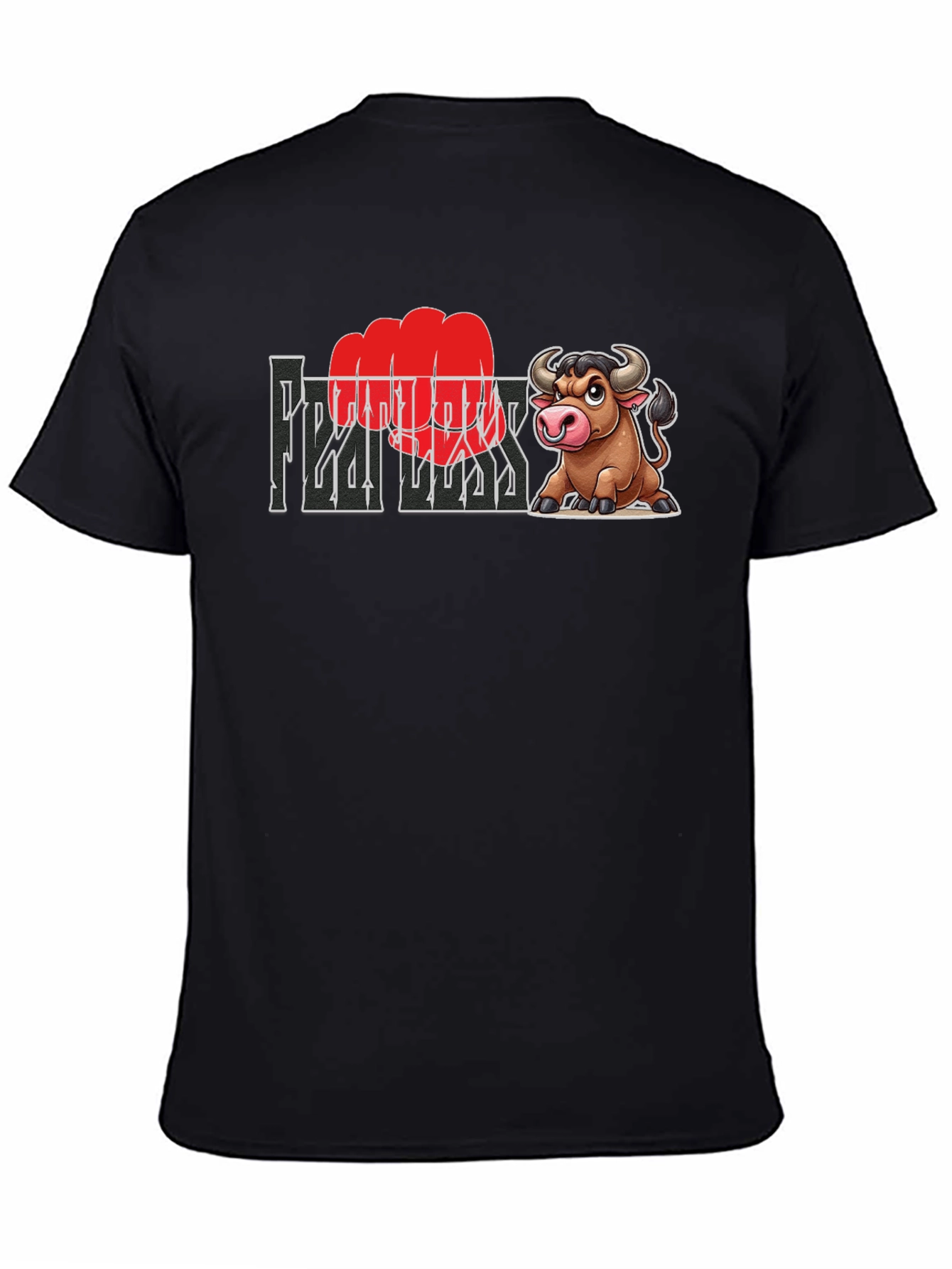 Fearless Bull Graphic Tee - Bold & Unique Design