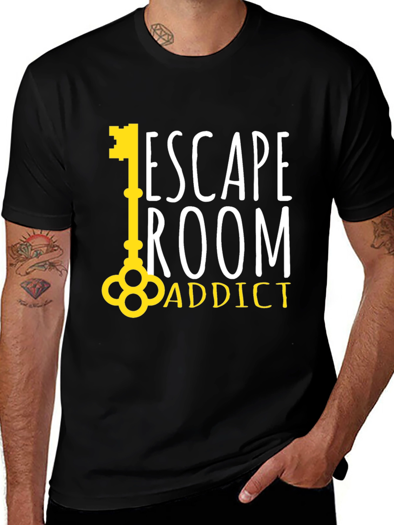 Escape Room Addict Graphic T-Shirt
