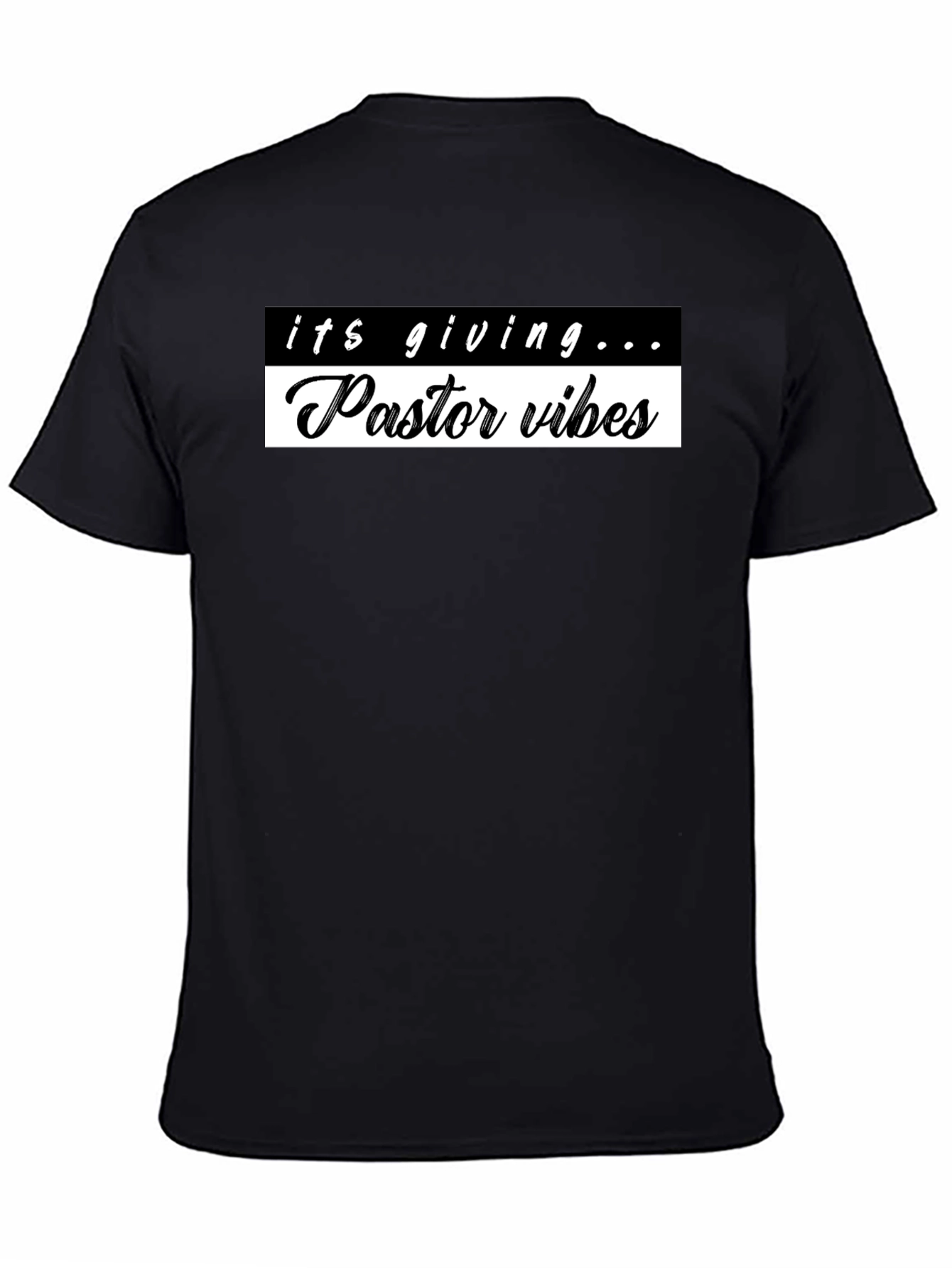 Pastor Vibes Graphic Tee - Trendy Slogan Shirt