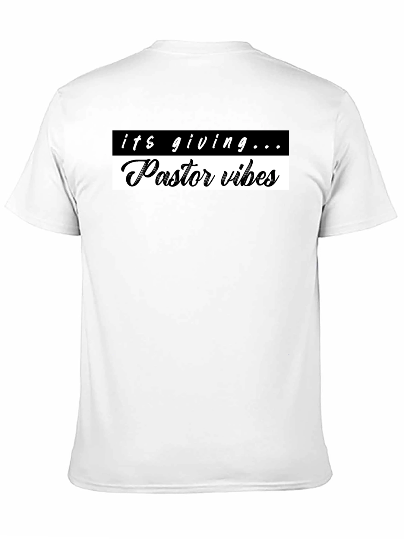 Pastor Vibes Graphic Tee - Trendy Slogan Shirt