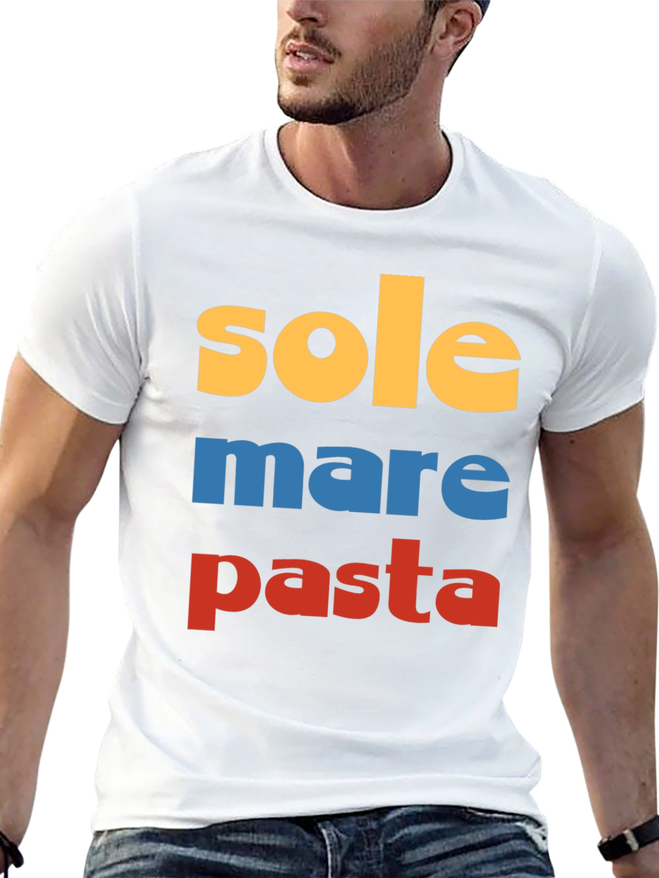 Sole Mare Pasta T-Shirt - Italy Lover Tee