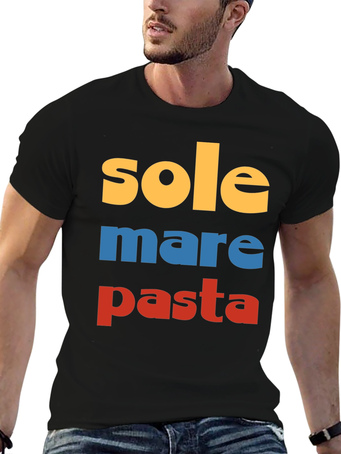 Sole Mare Pasta T-Shirt - Italy Lover Tee