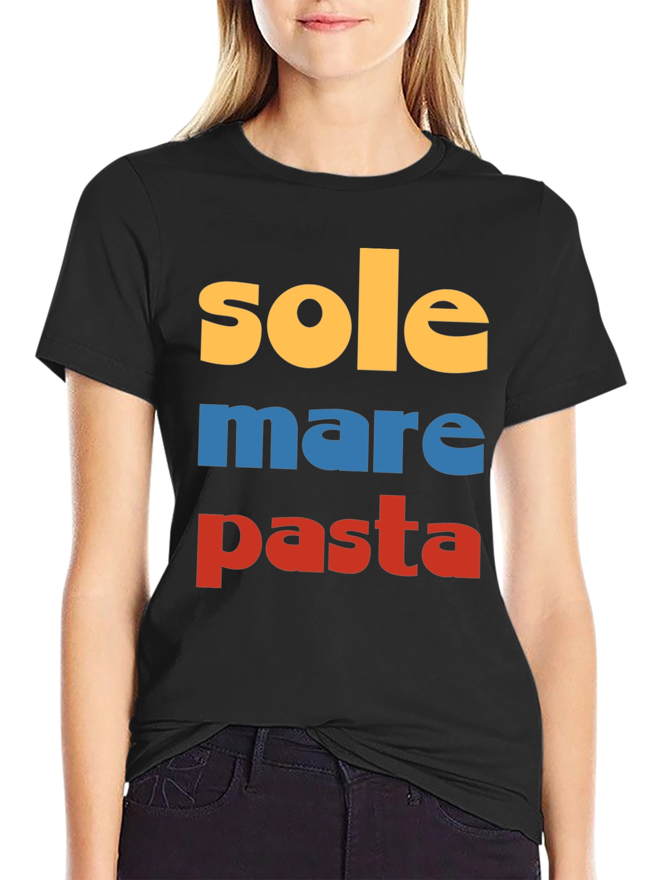 Sole Mare Pasta T-Shirt - Italy Lover Tee