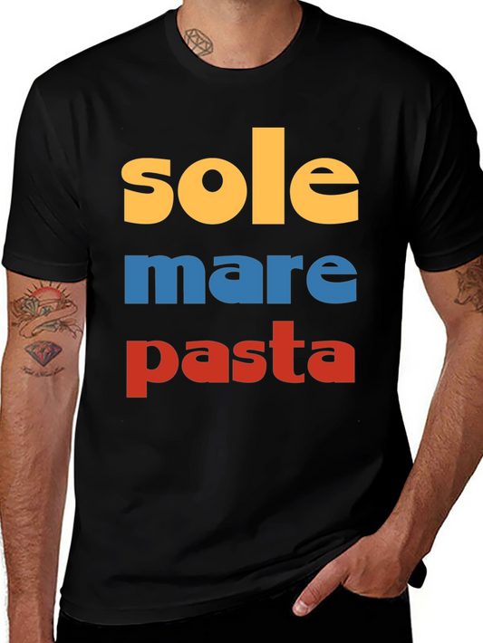 Sole Mare Pasta T-Shirt - Italy Lover Tee