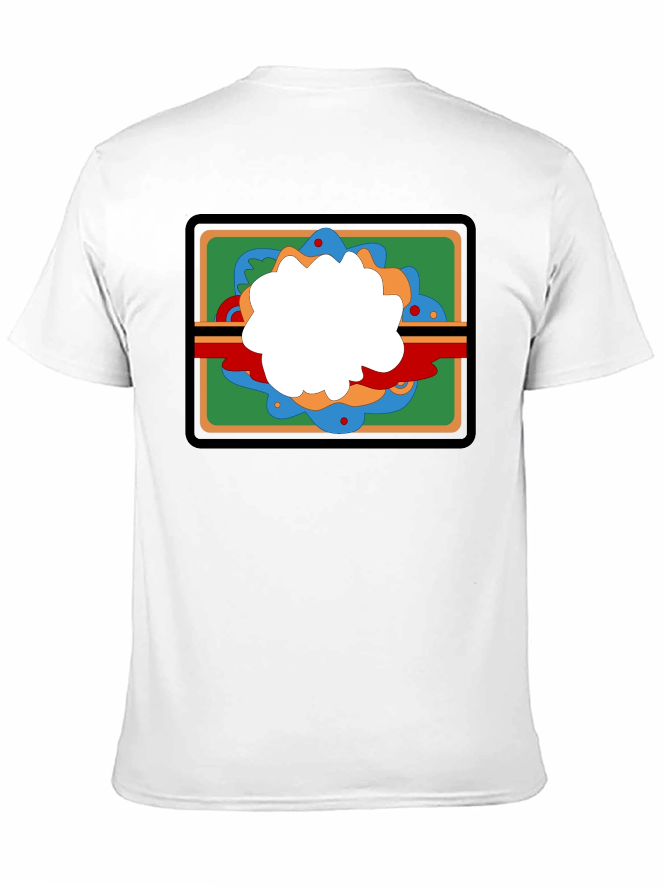 Retro Graphic Tee - Black Casual Cotton T-Shirt