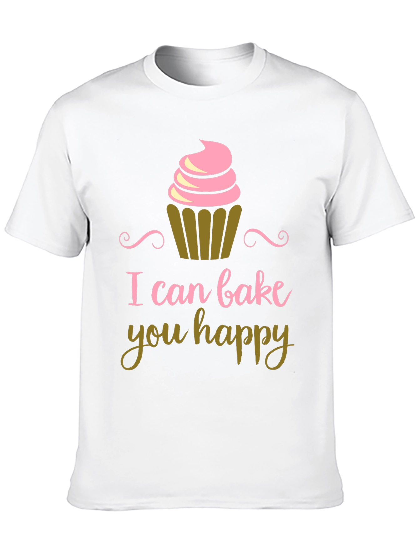 I Can Bake You Happy Black T-Shirt