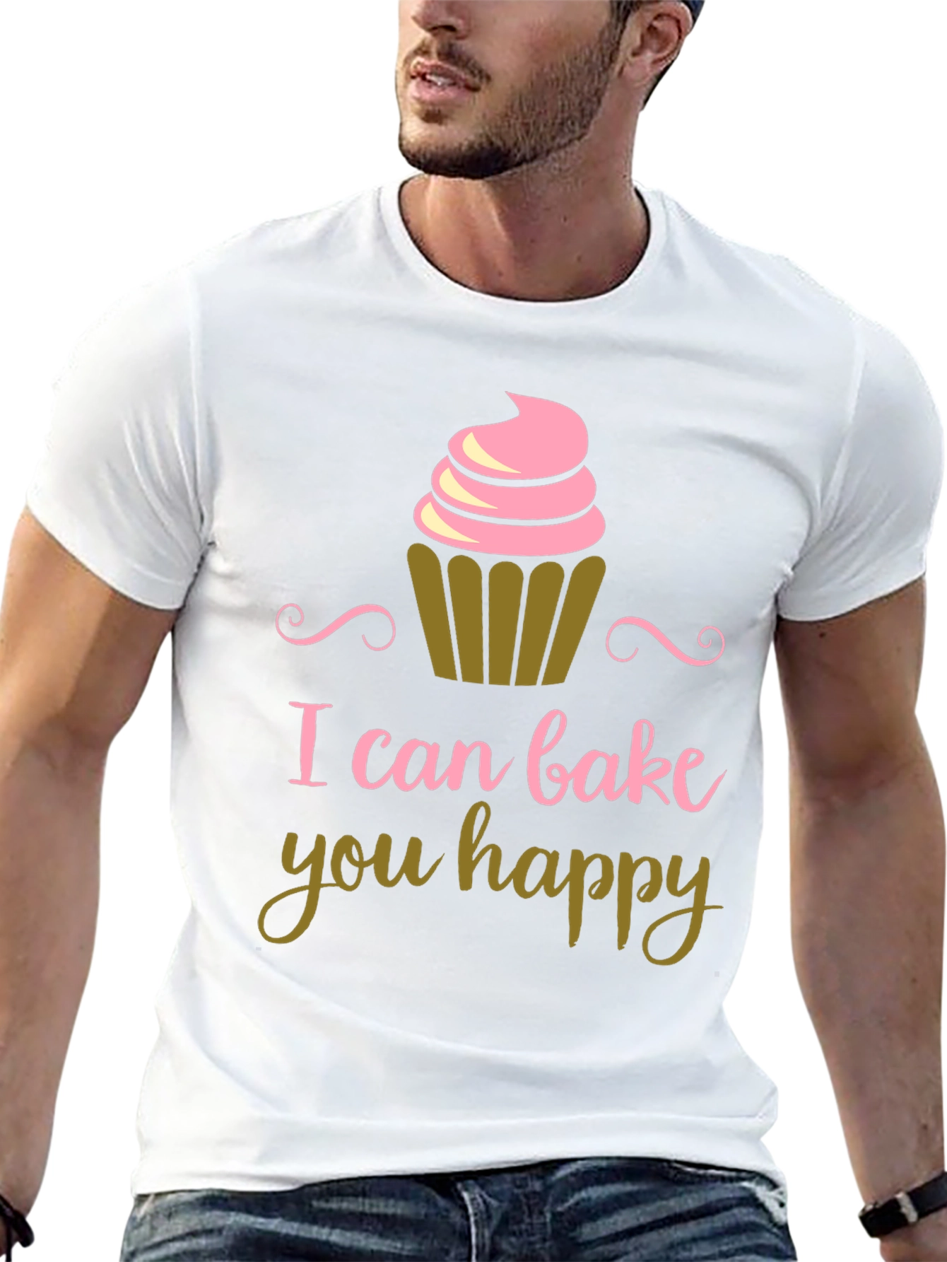 I Can Bake You Happy Black T-Shirt