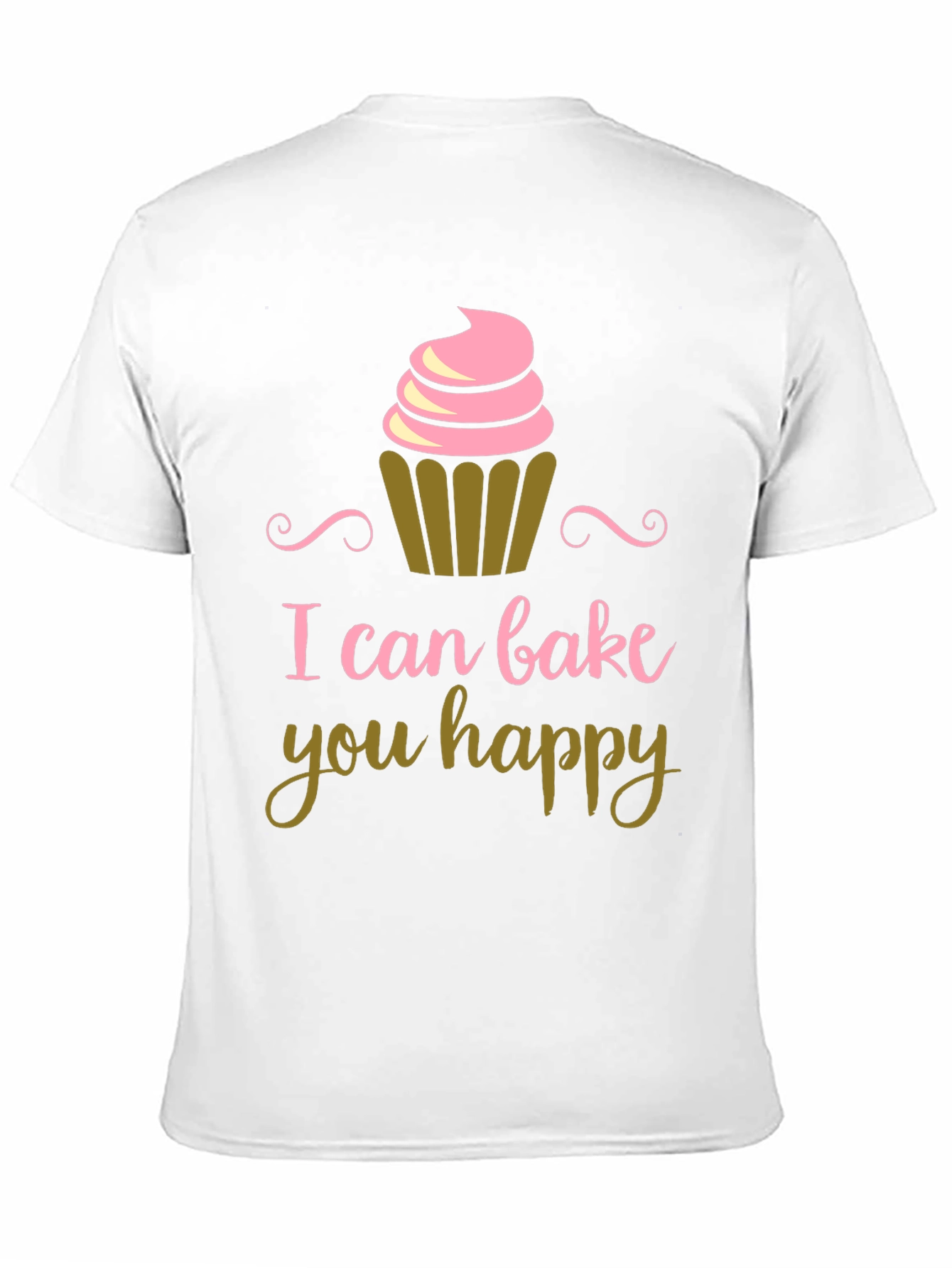 I Can Bake You Happy Black T-Shirt